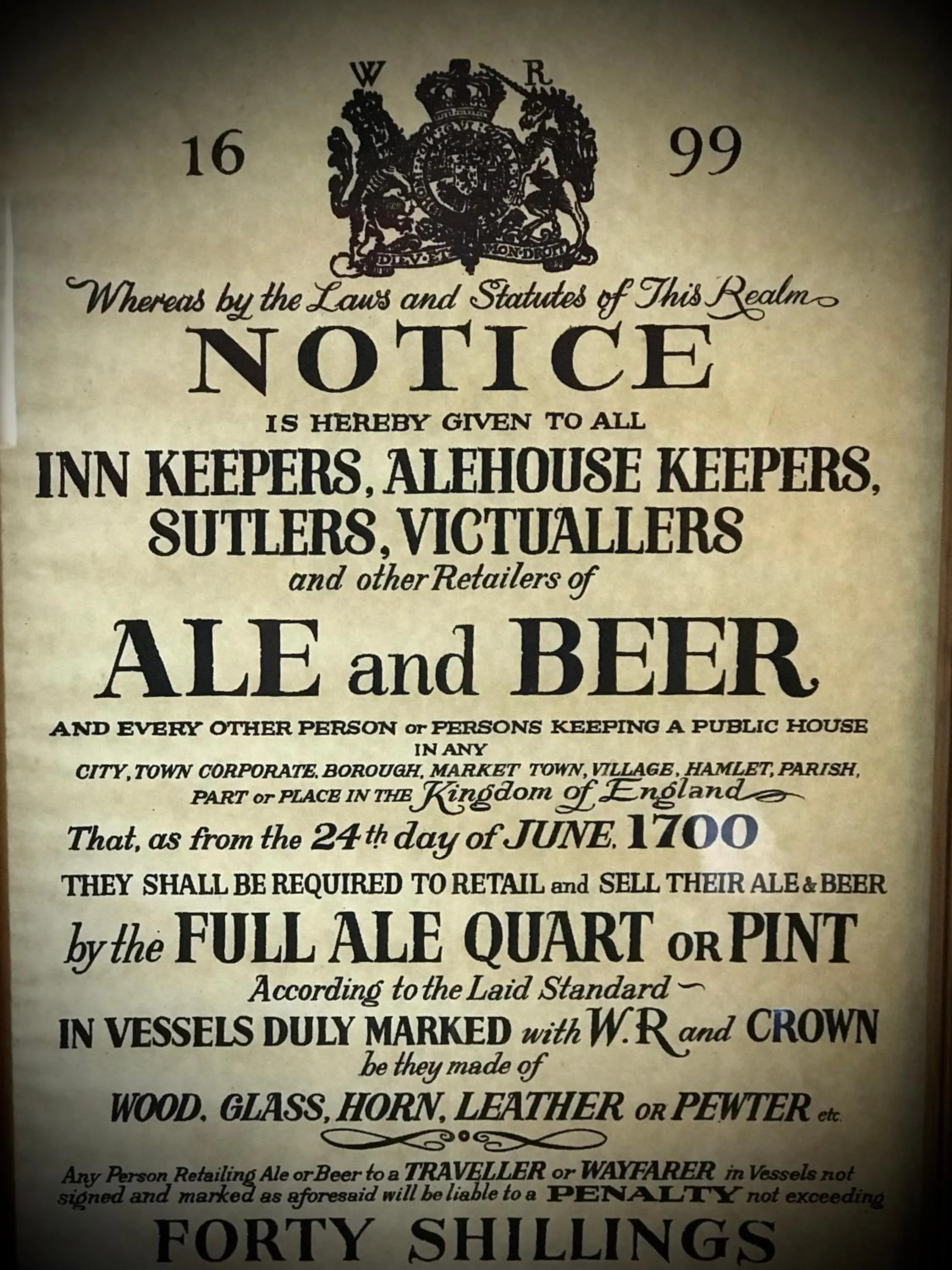 Decorative detail in The White Horse Inn, Clun