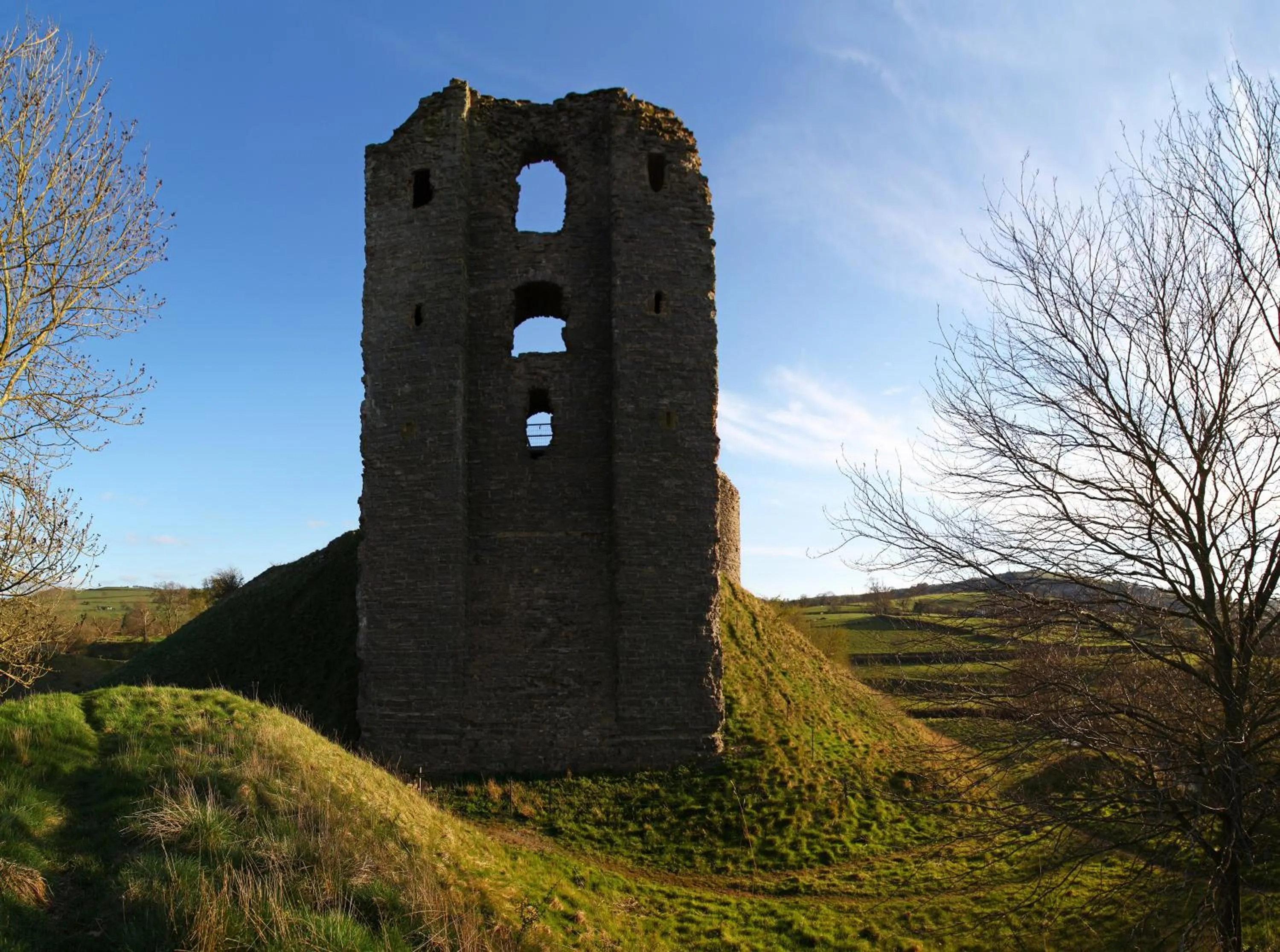 Landmark view in The White Horse Inn, Clun