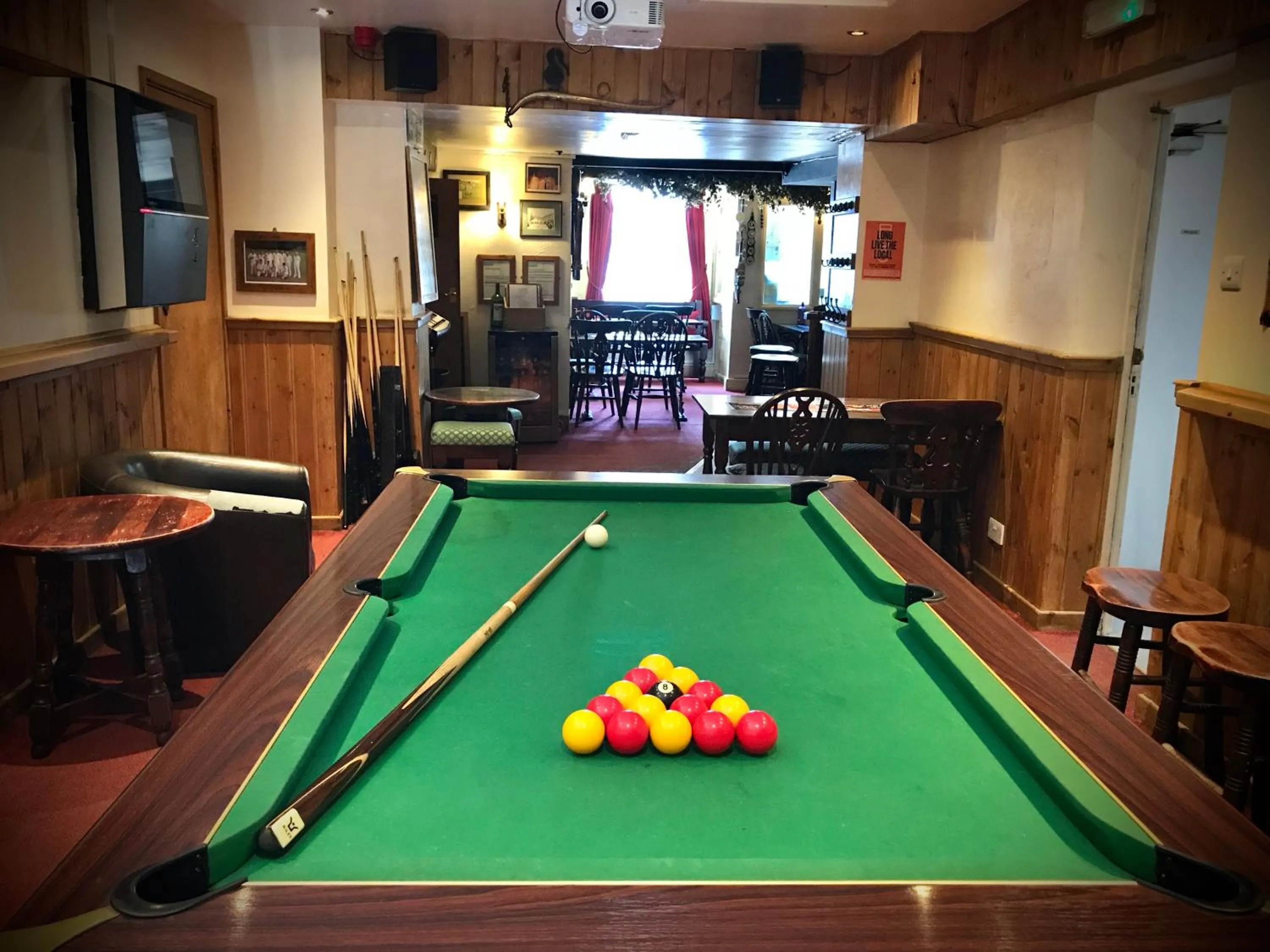 Game Room in The White Horse Inn, Clun