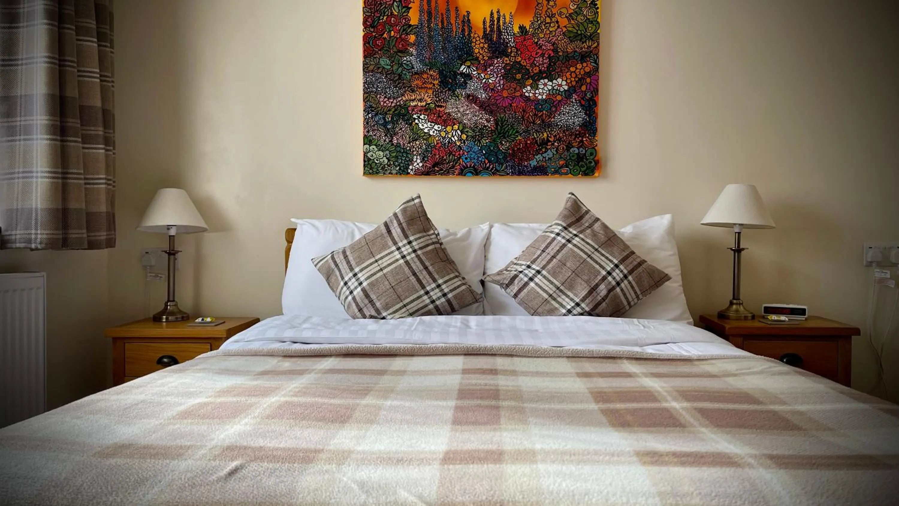 Bed in The White Horse Inn, Clun