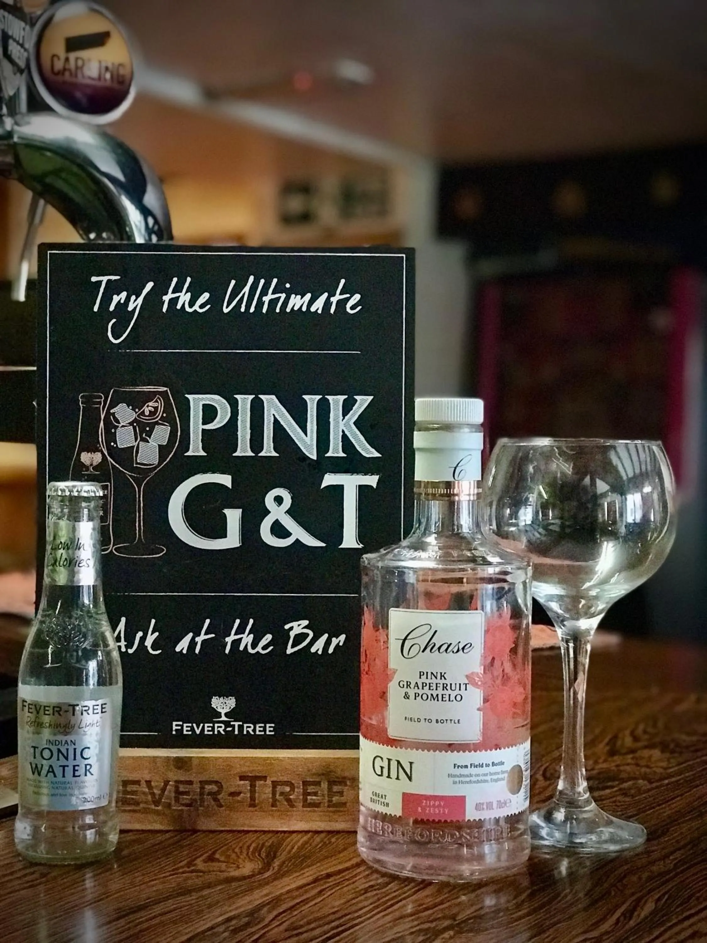 Drinks in The White Horse Inn, Clun