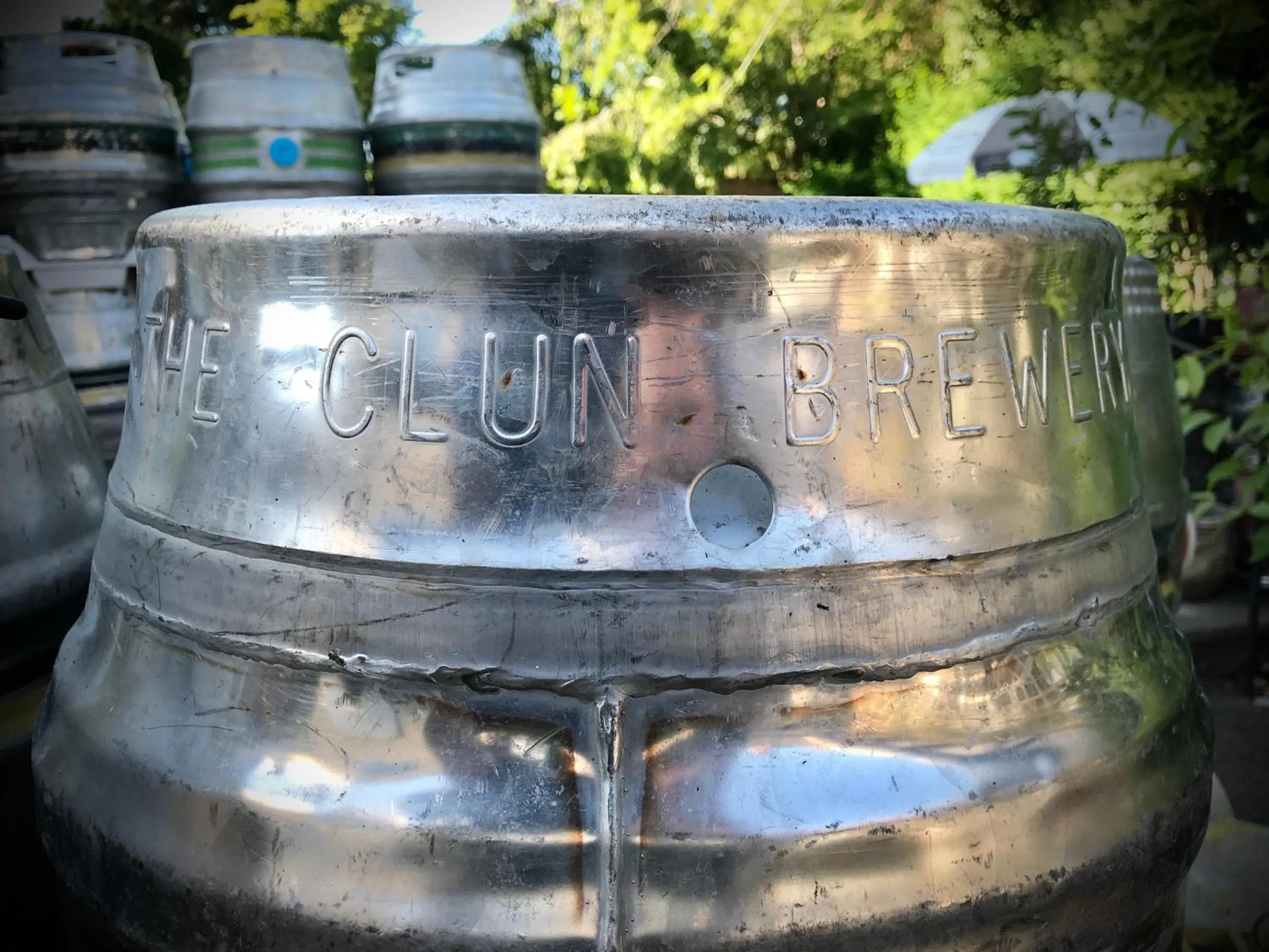Drinks in The White Horse Inn, Clun