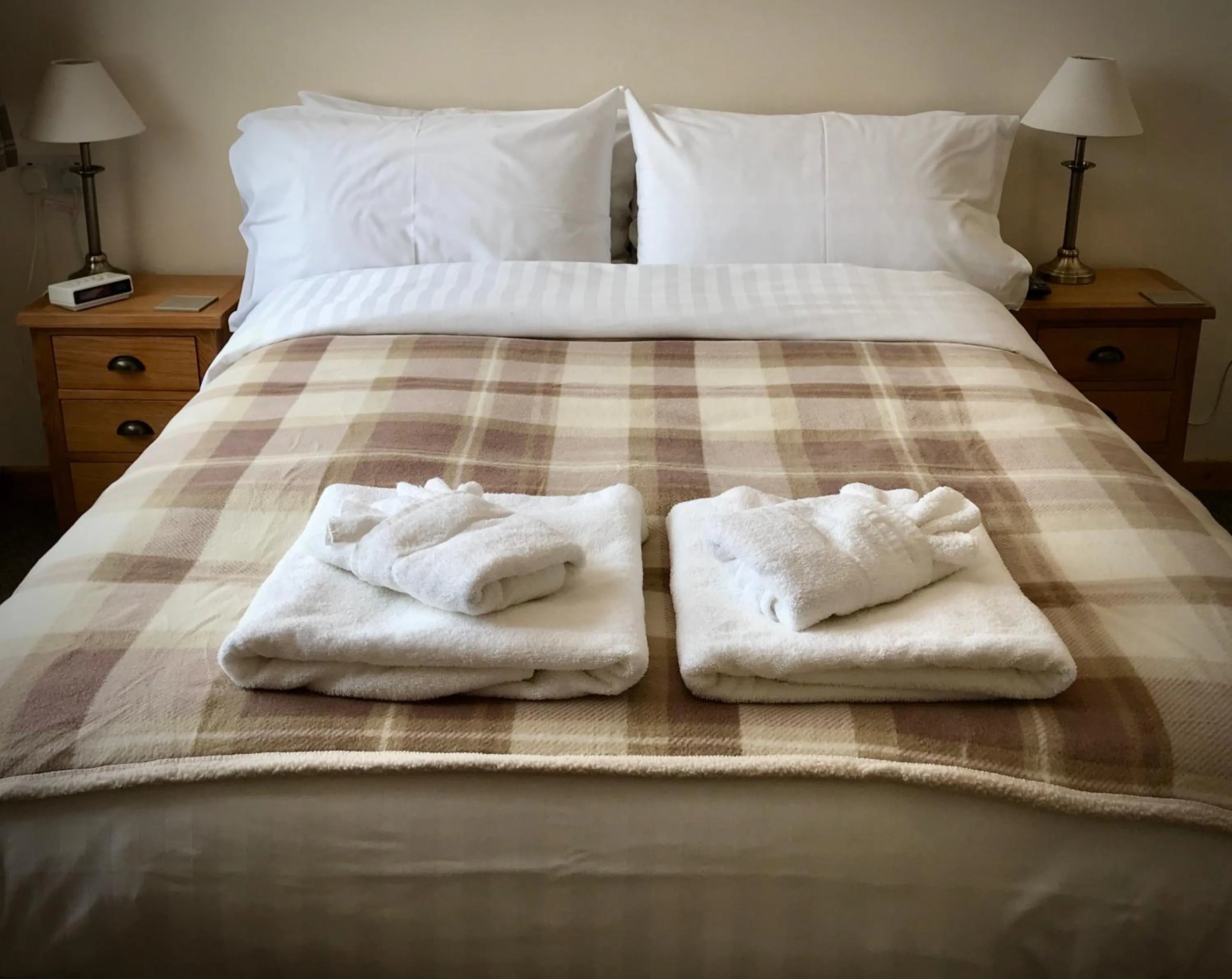 Bed in The White Horse Inn, Clun