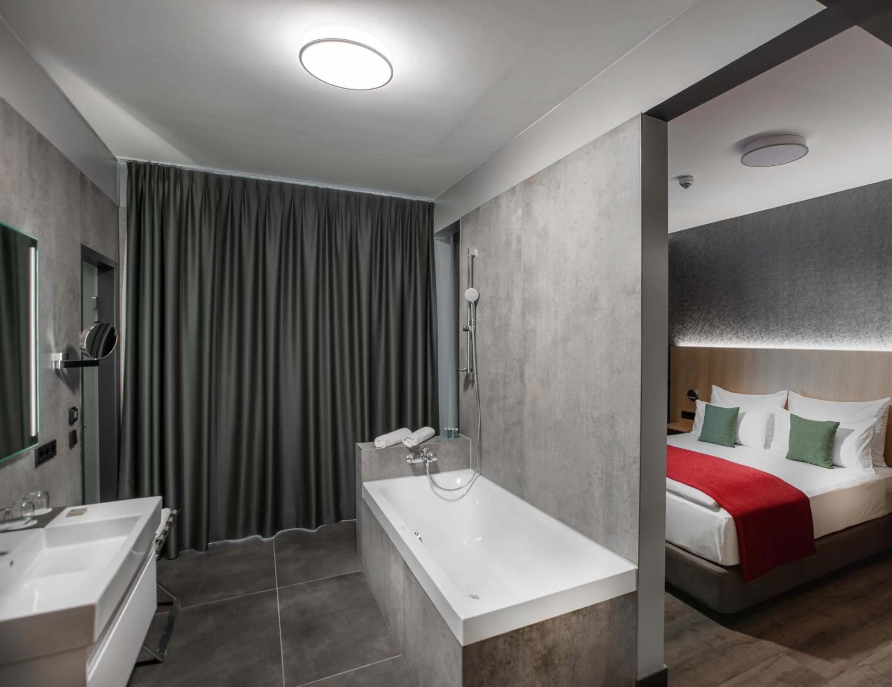 Shower, Bed in Ocak Hotel