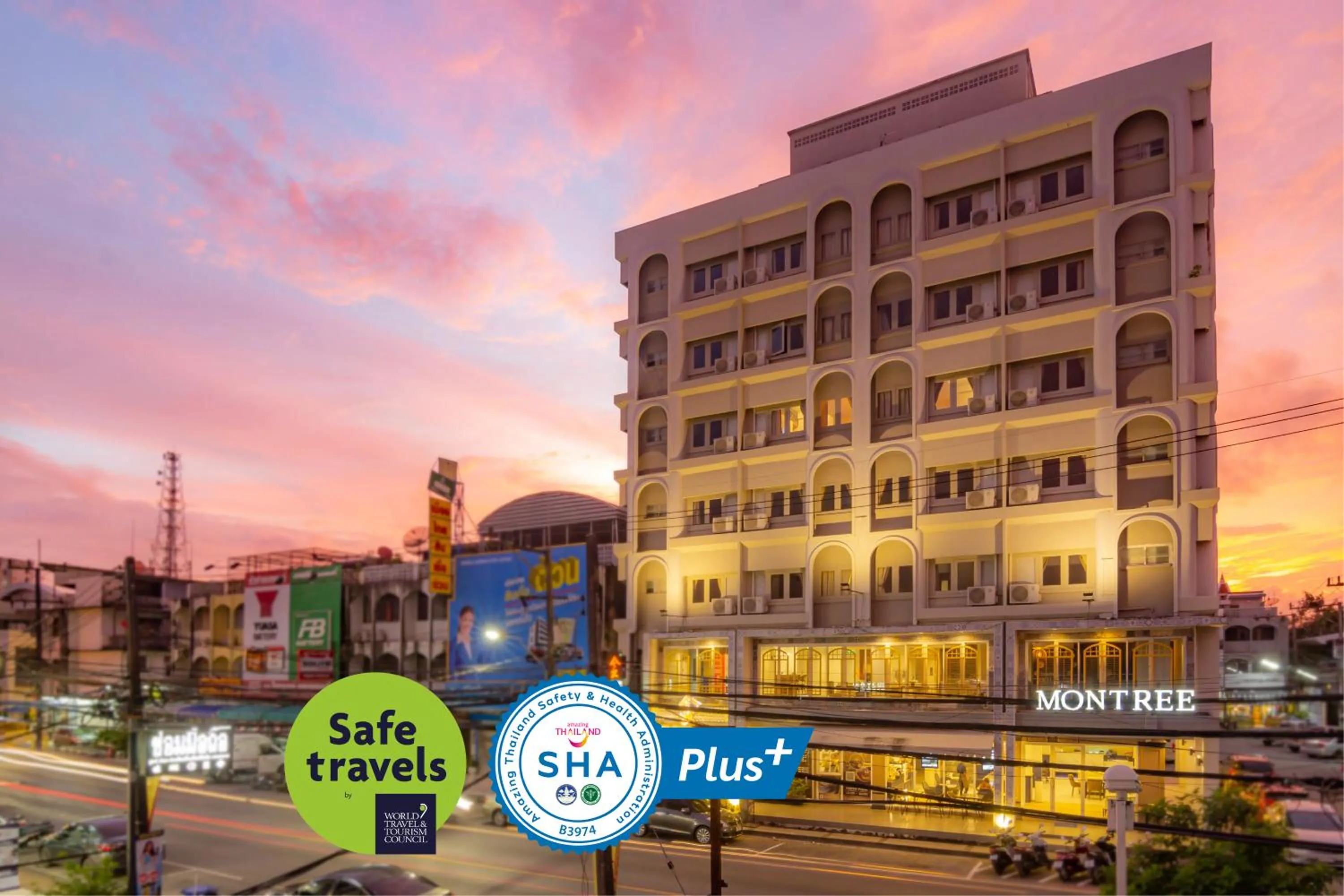 Property building in Montree Phuket Hotel