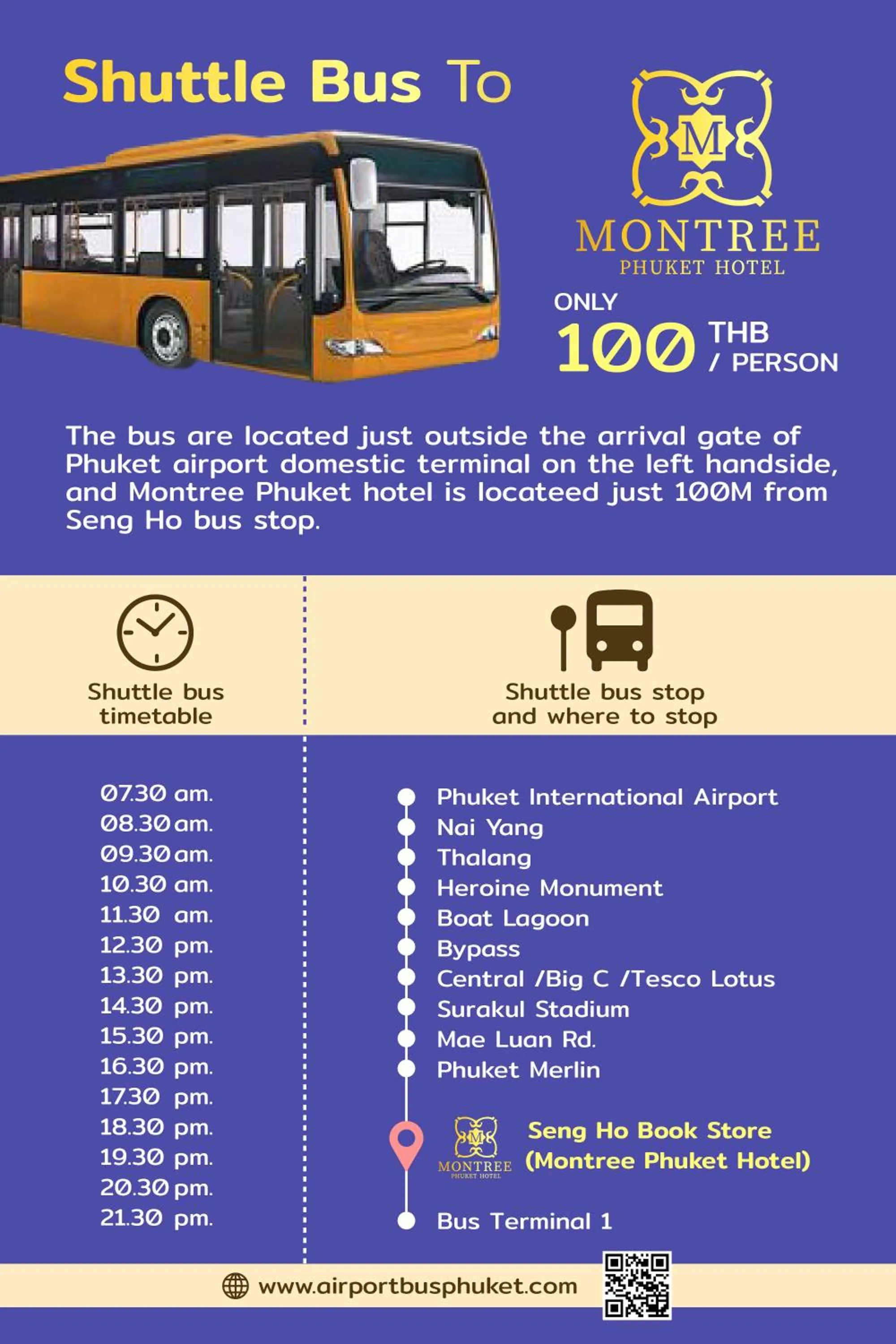 shuttle in Montree Phuket Hotel