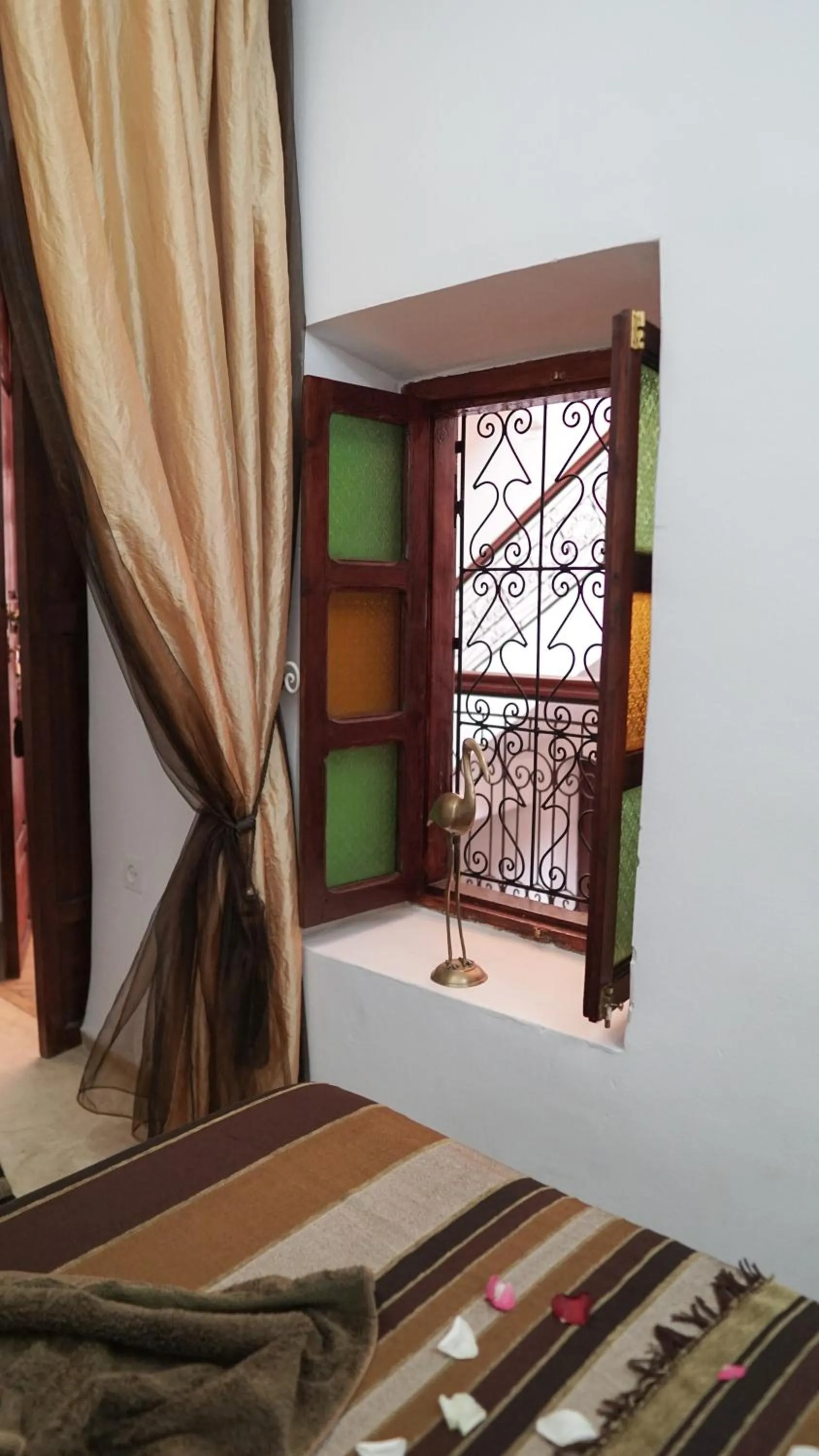 Bed in Riad Ahlsouss