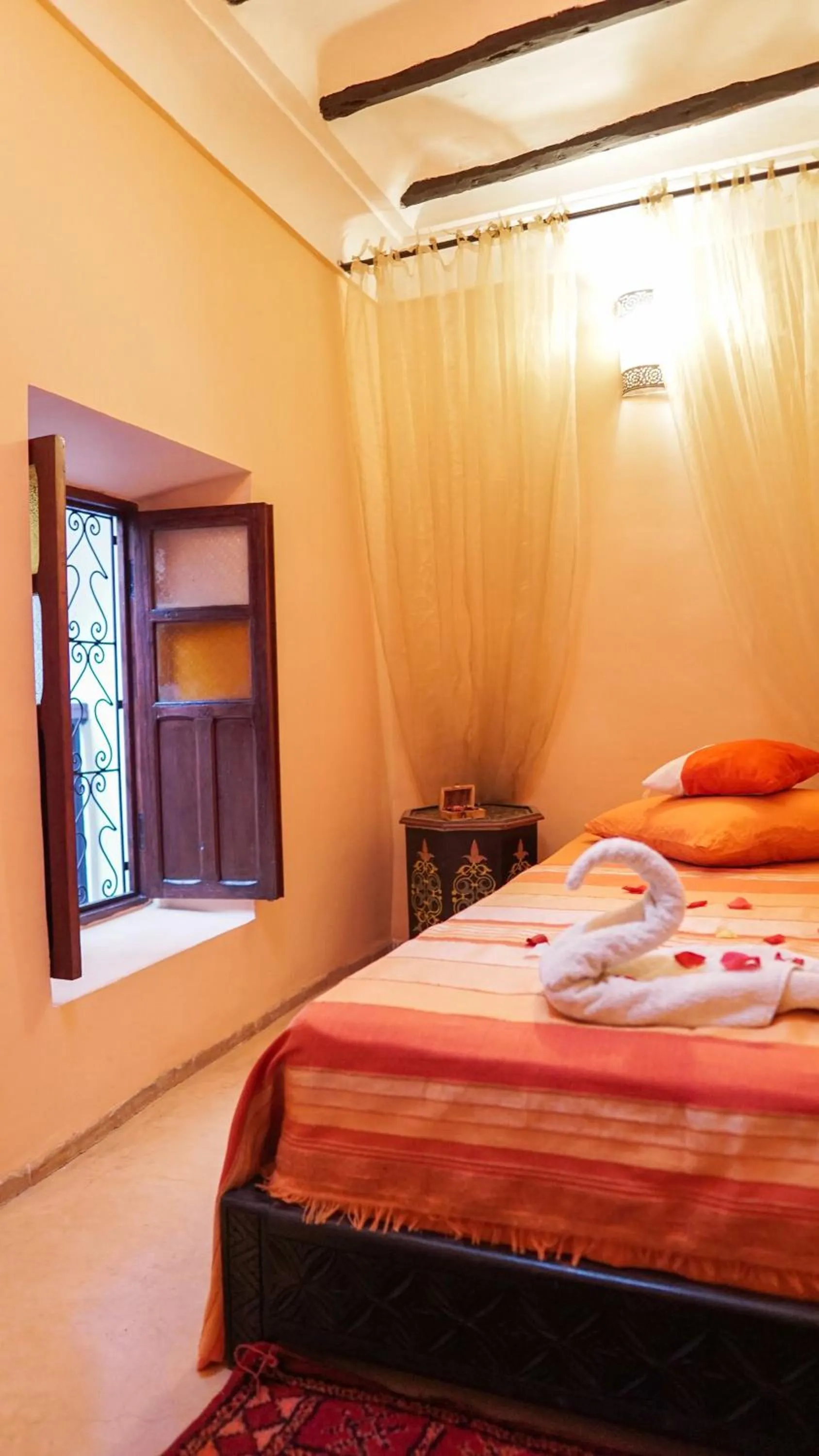 Bed in Riad Ahlsouss