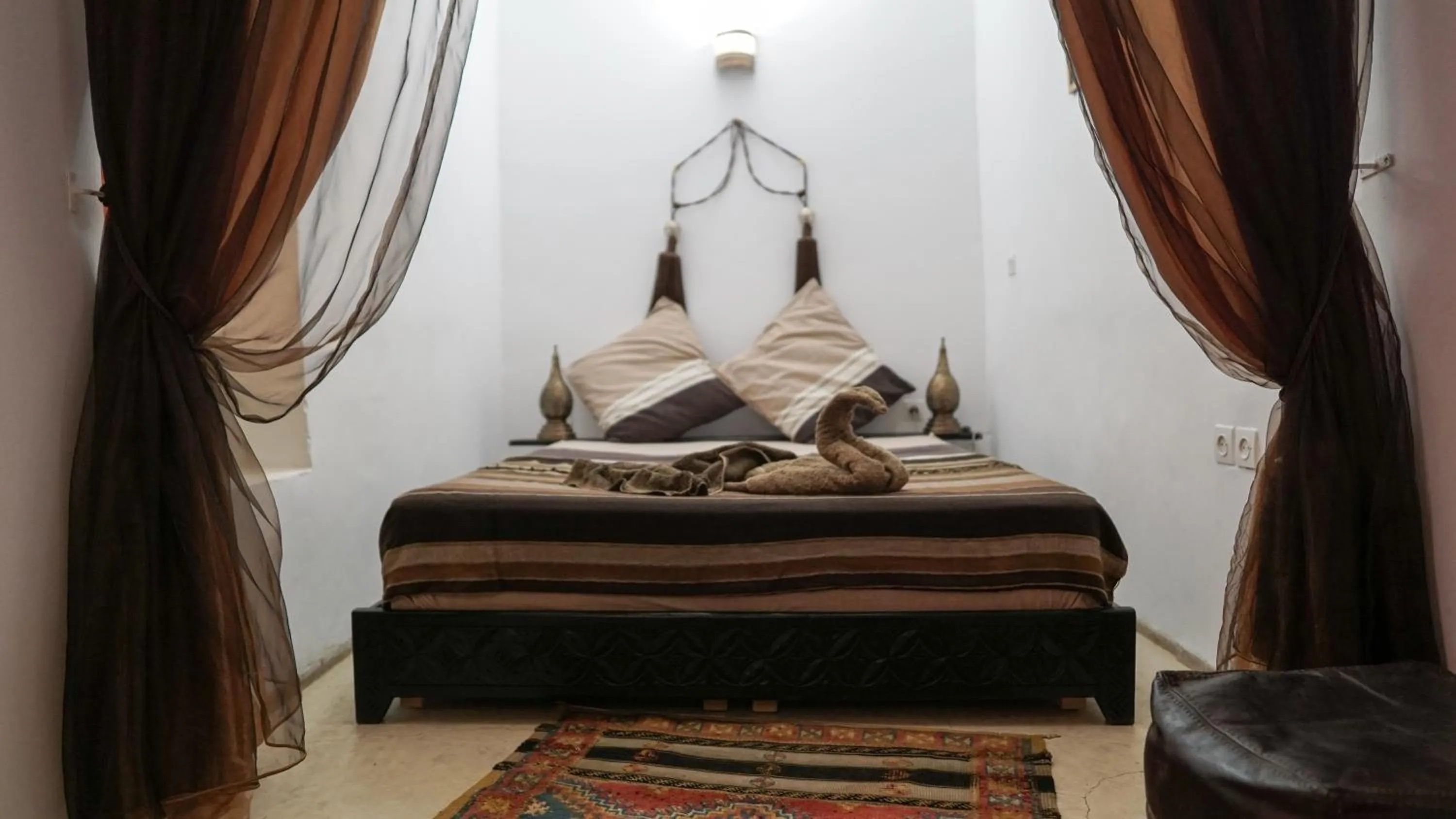Bed in Riad Ahlsouss