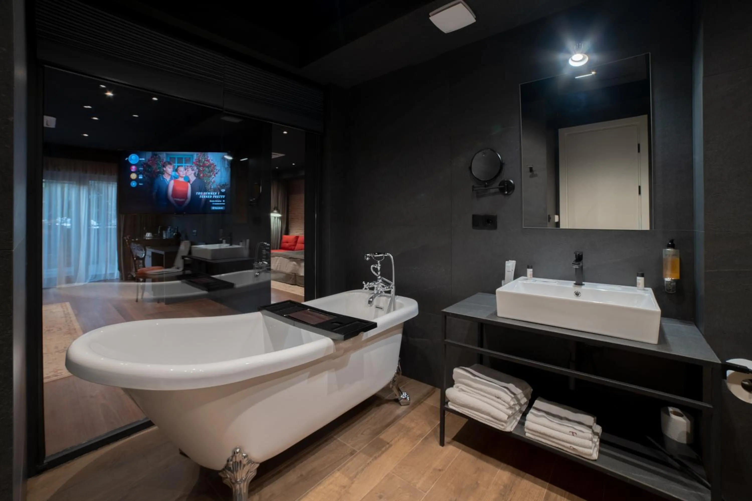 Bathroom in TbiliSee Hotel