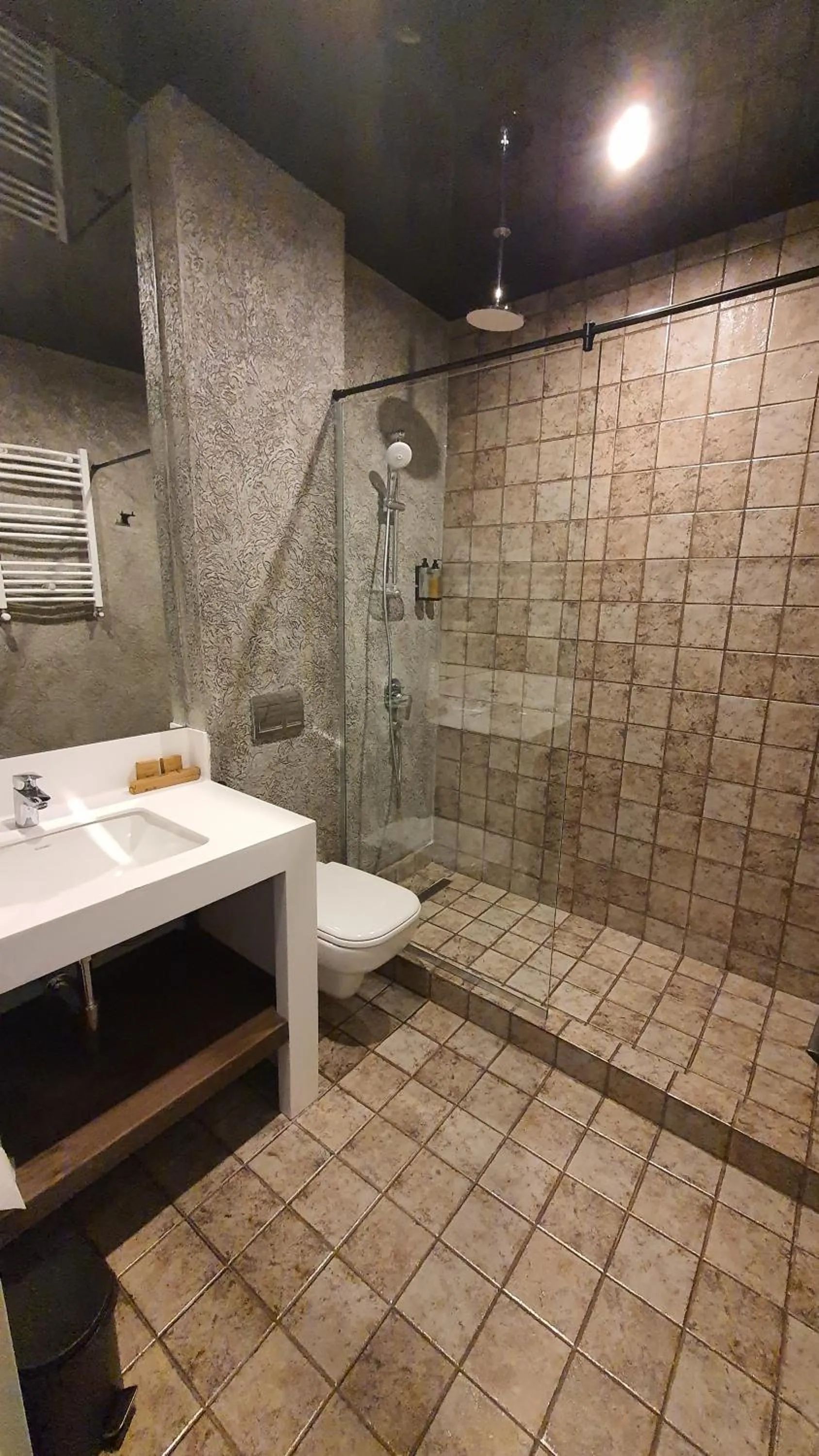 Bathroom in TbiliSee Hotel