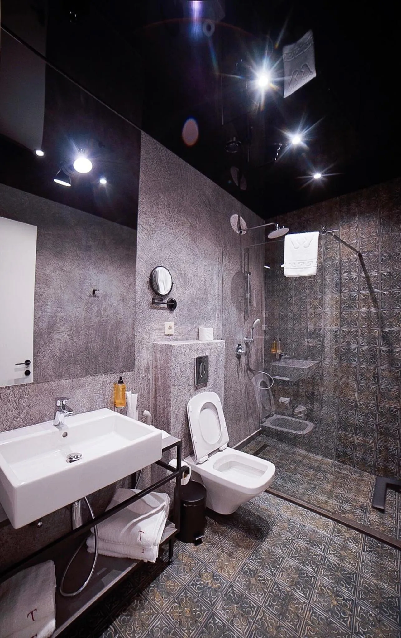 Bathroom in TbiliSee Hotel