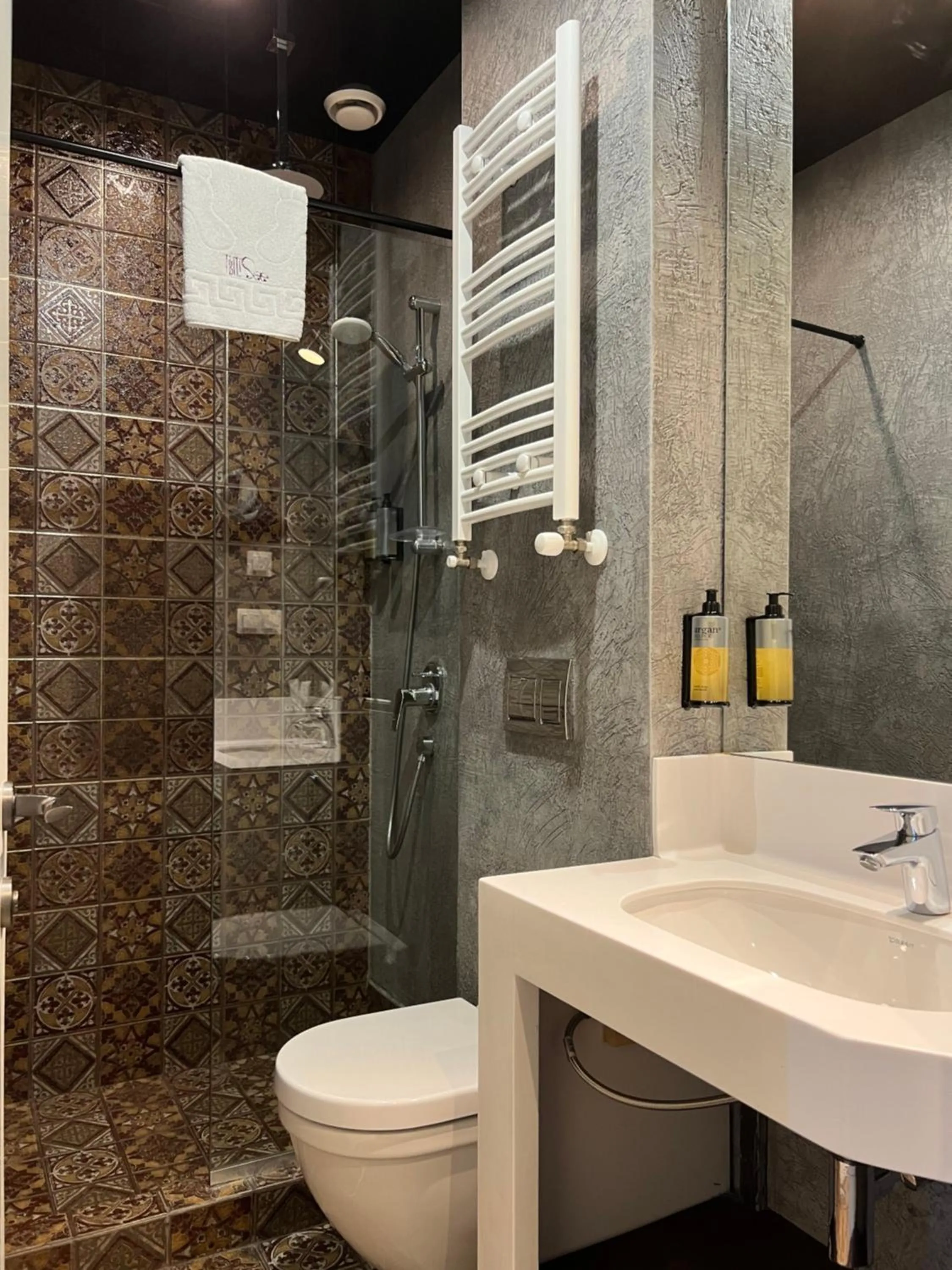 Bathroom in TbiliSee Hotel