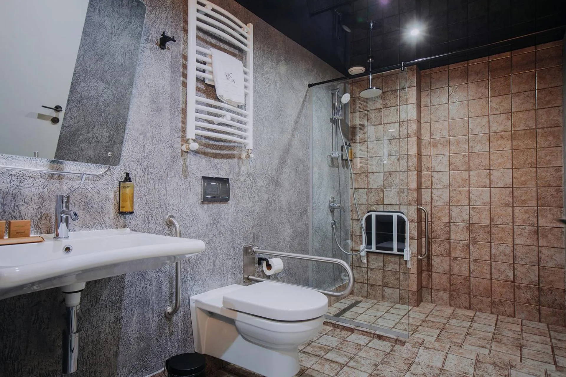 Bathroom in TbiliSee Hotel