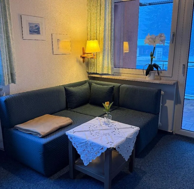 Seating area in Hotel Barbara