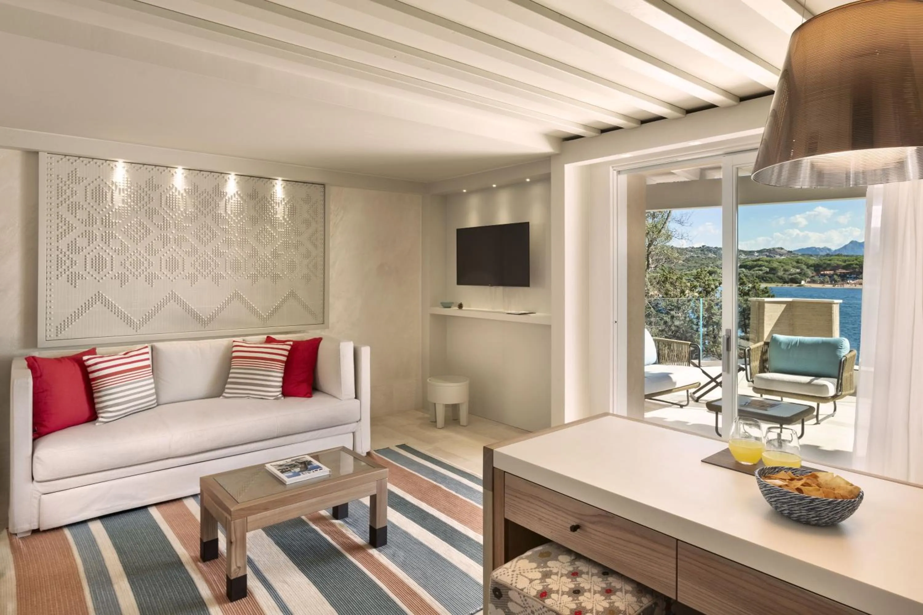 Living room in 7Pines Resort Sardinia - A Destination By Hyatt