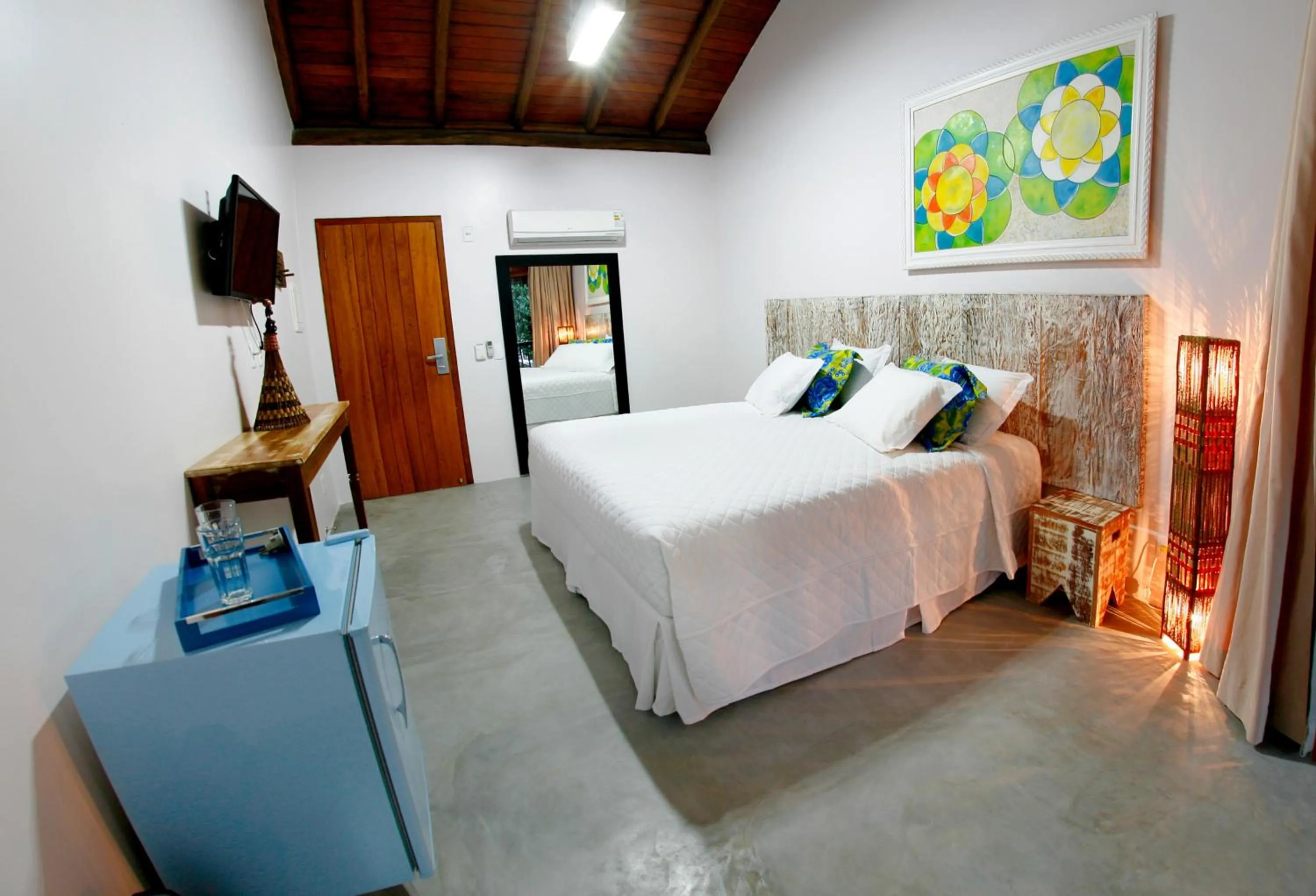 Patio, Bed in Pousada Villa Maeva Itacare