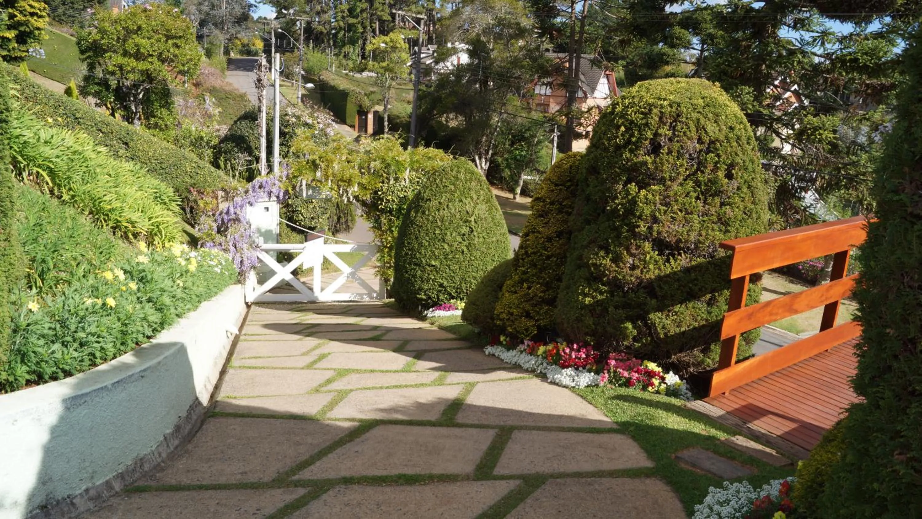 Patio in Pousada Chateau Colinas