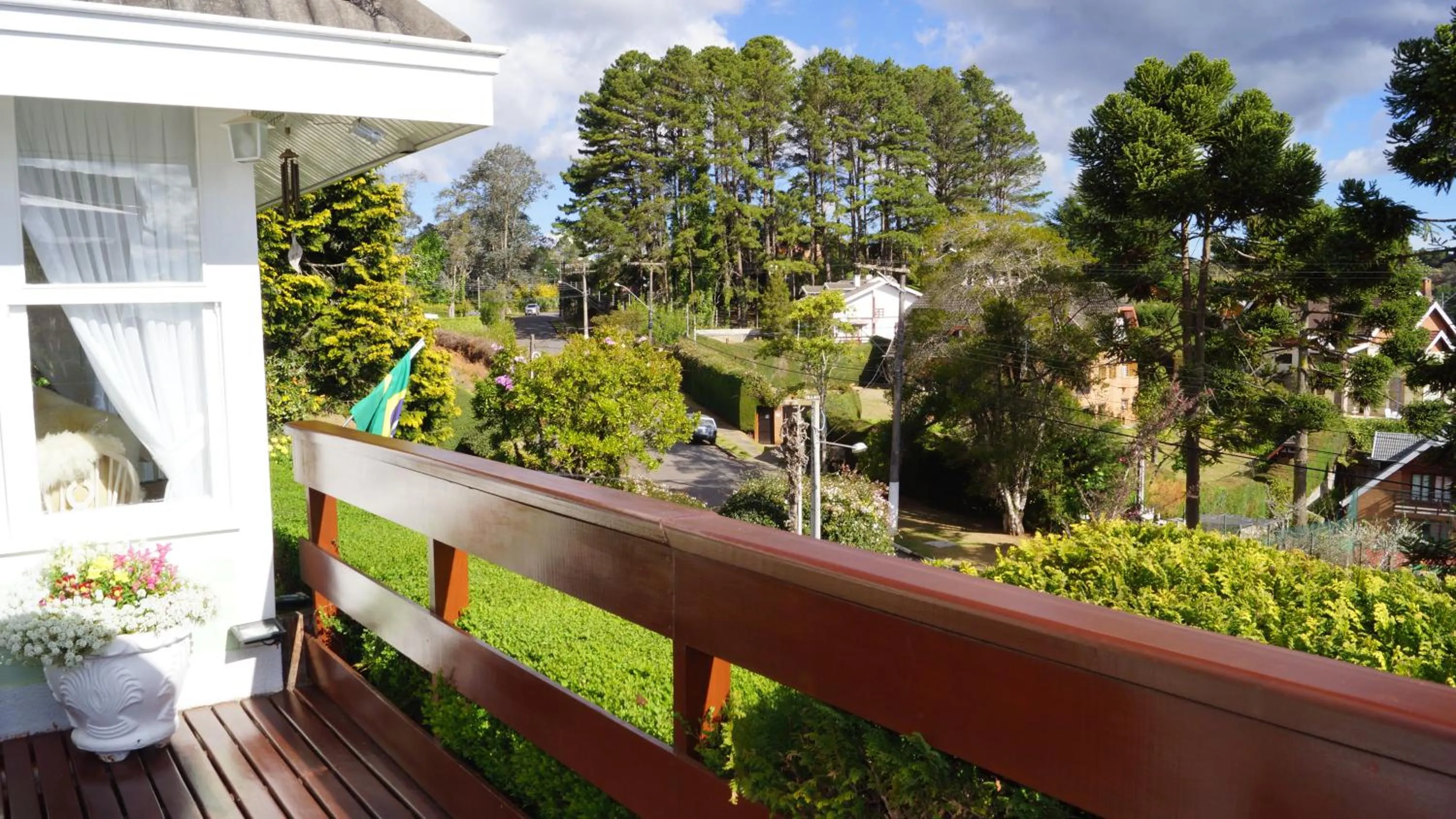 Balcony/Terrace in Pousada Chateau Colinas
