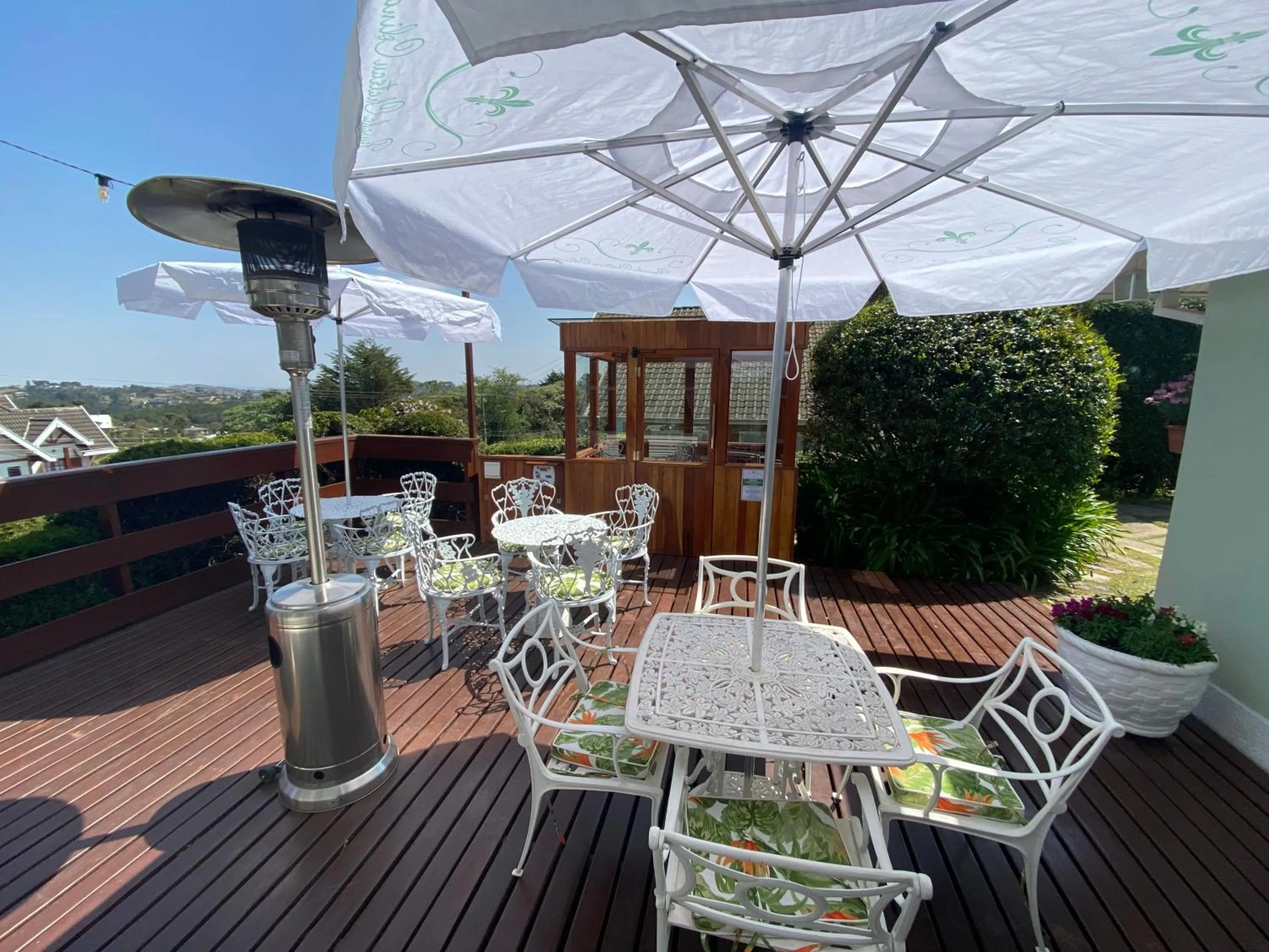 Balcony/Terrace in Pousada Chateau Colinas
