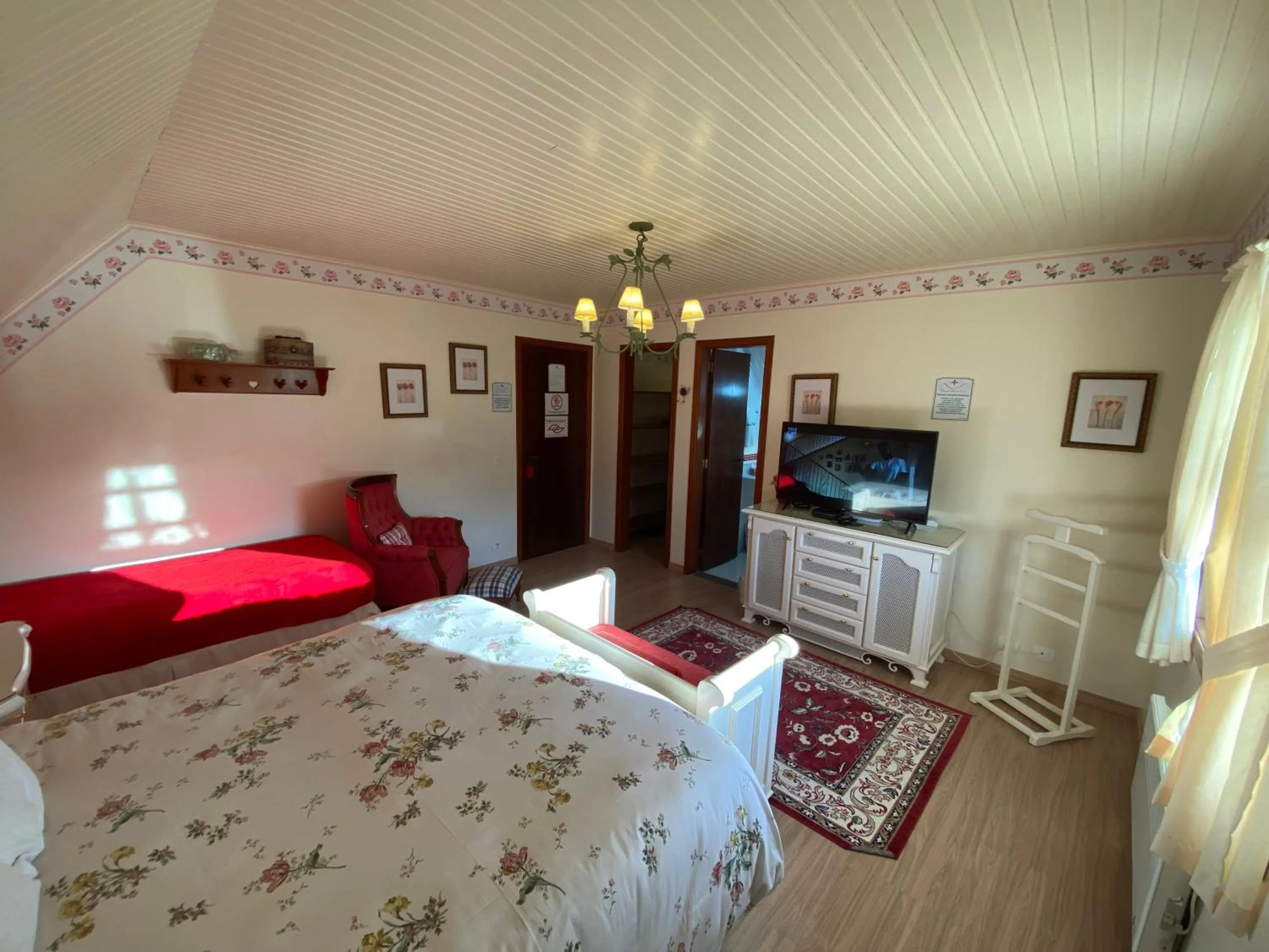 Bed in Pousada Chateau Colinas