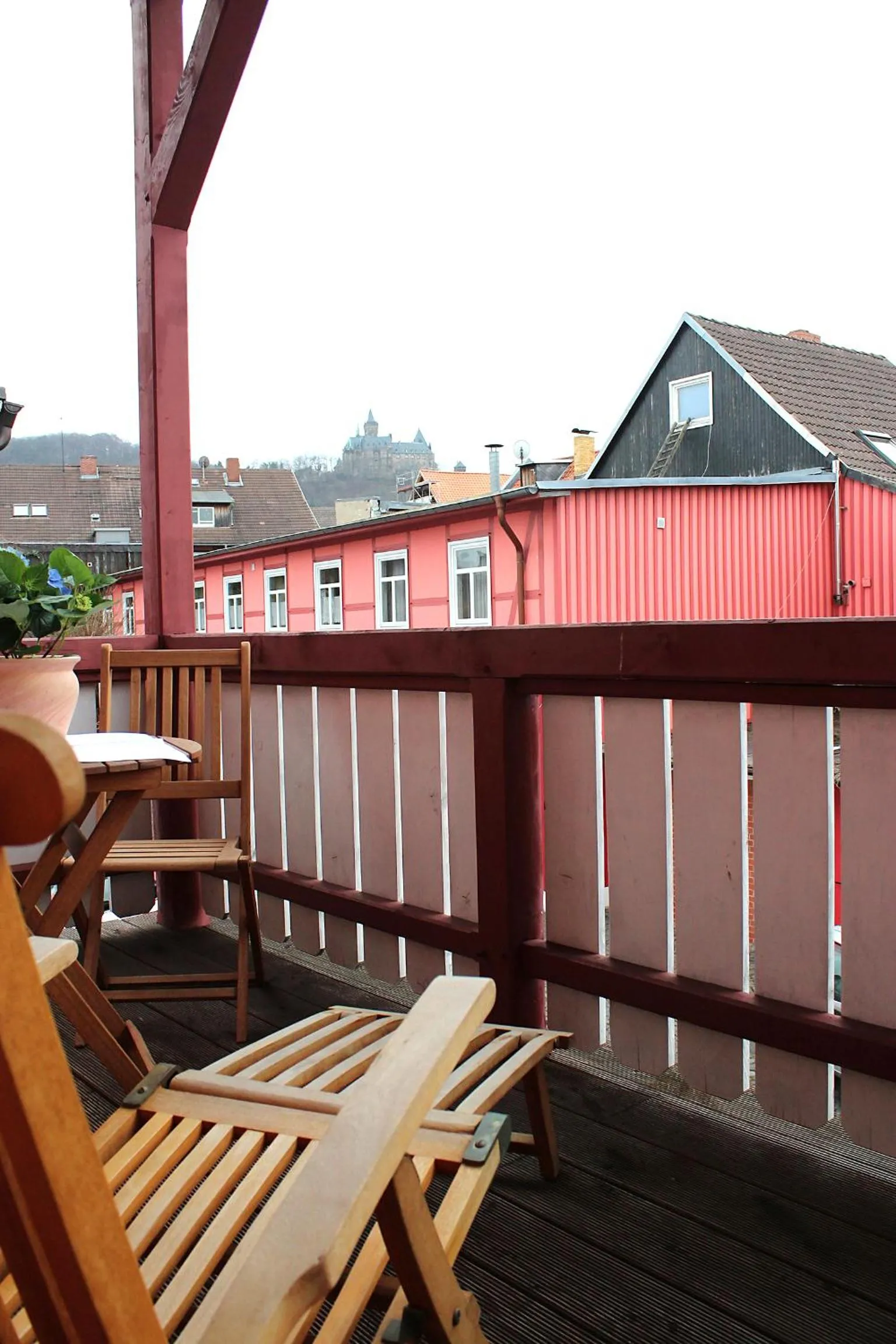 Balcony/Terrace in Parkhotel Fischer