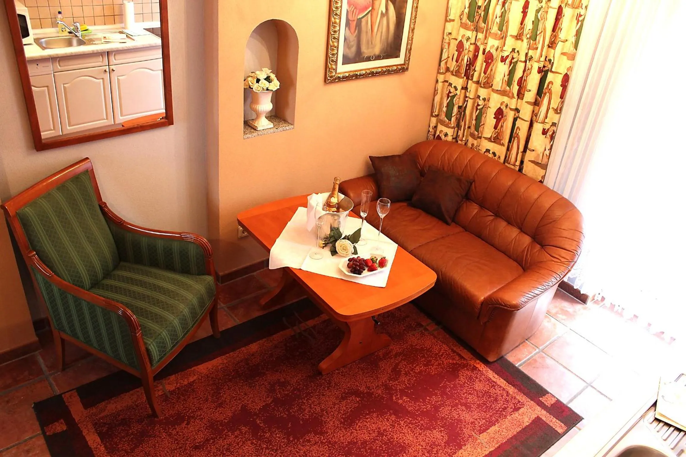 Seating area in Parkhotel Fischer