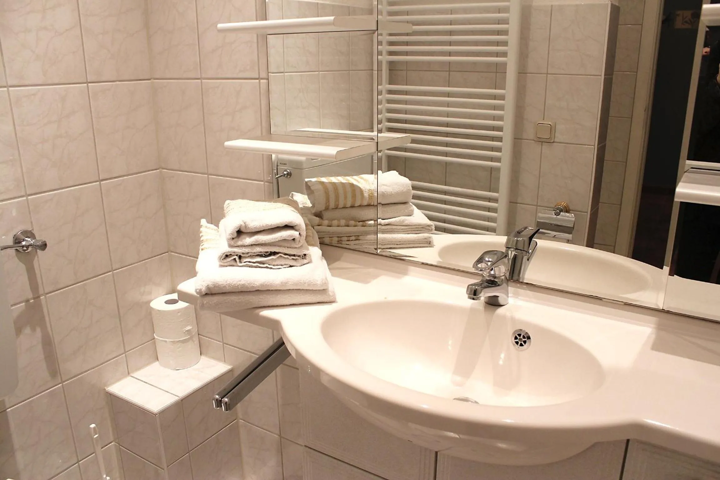 Bathroom in Parkhotel Fischer