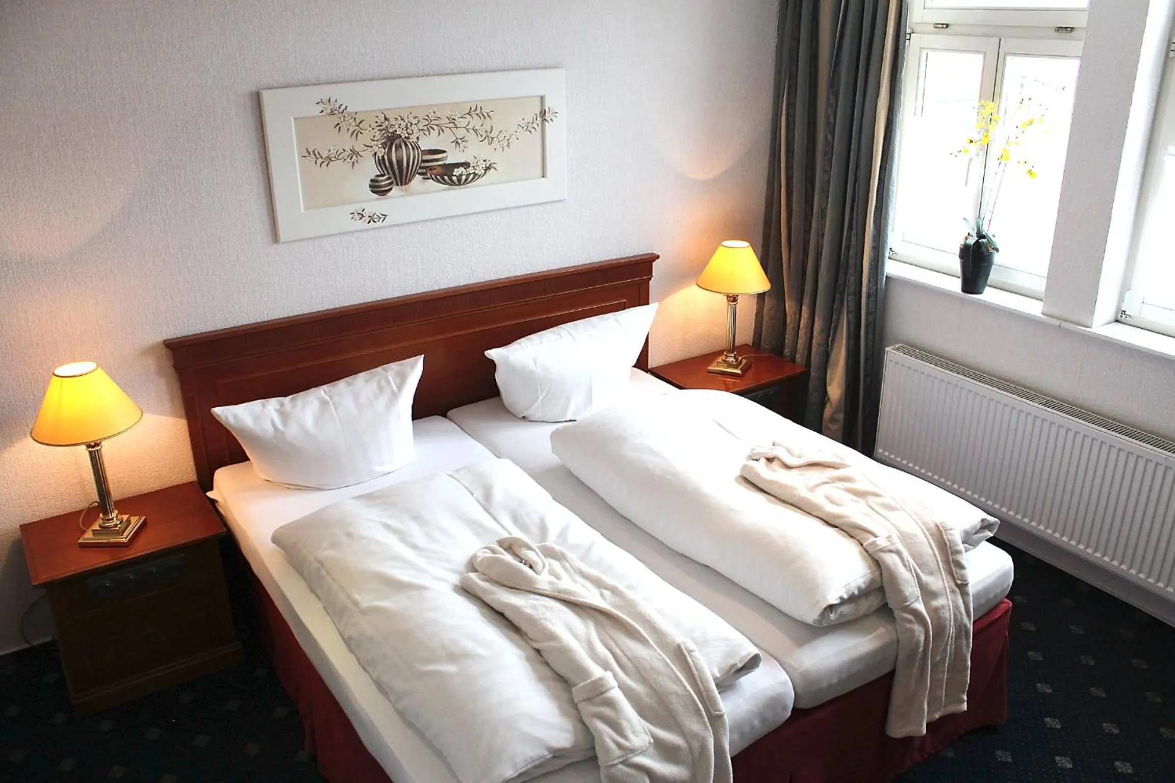 Bedroom, Bed in Parkhotel Fischer