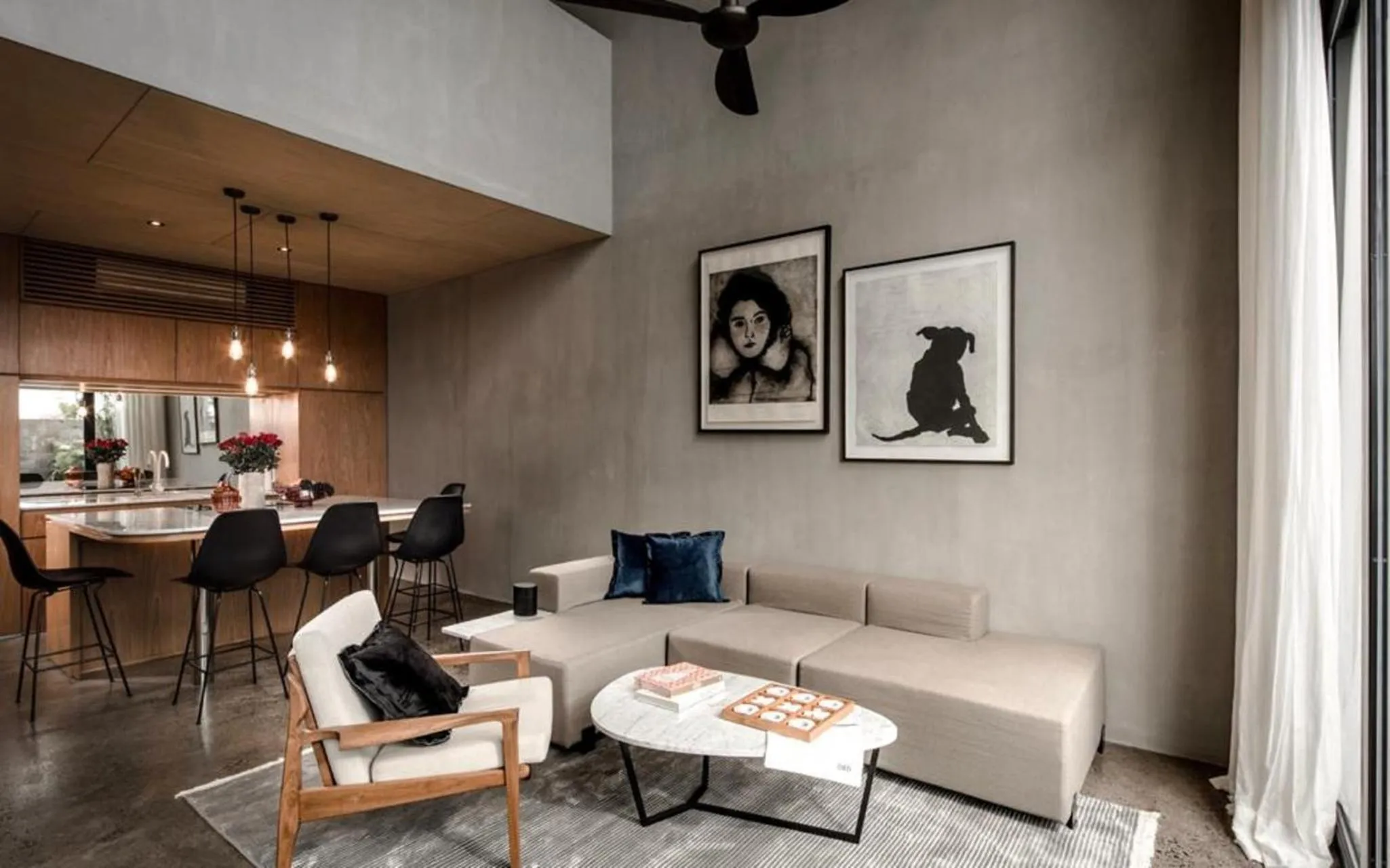 Living room in OXO Townhouses Umalas - Close to Seminyak & Canggu