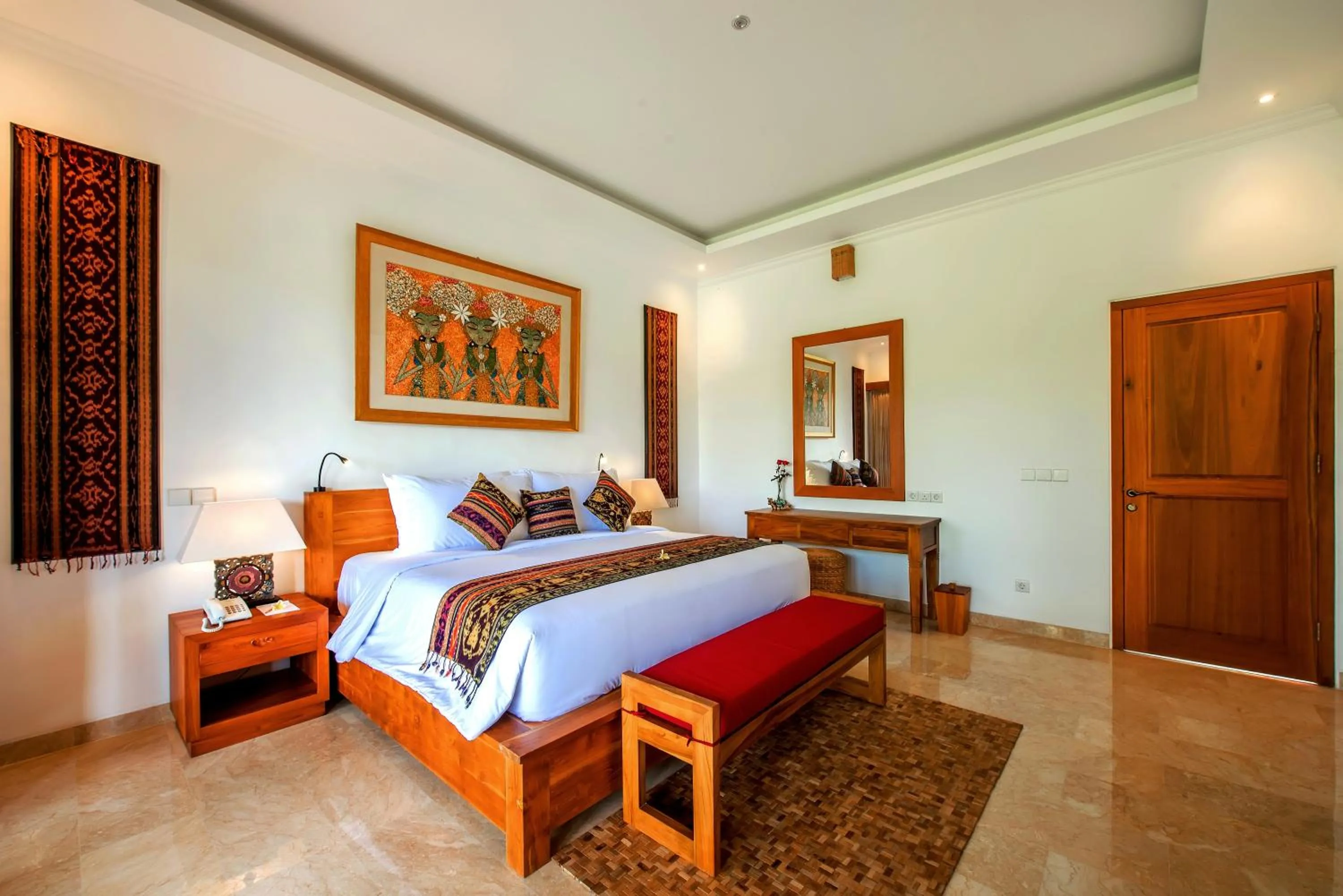 Bedroom, Bed in GK Bali Resort