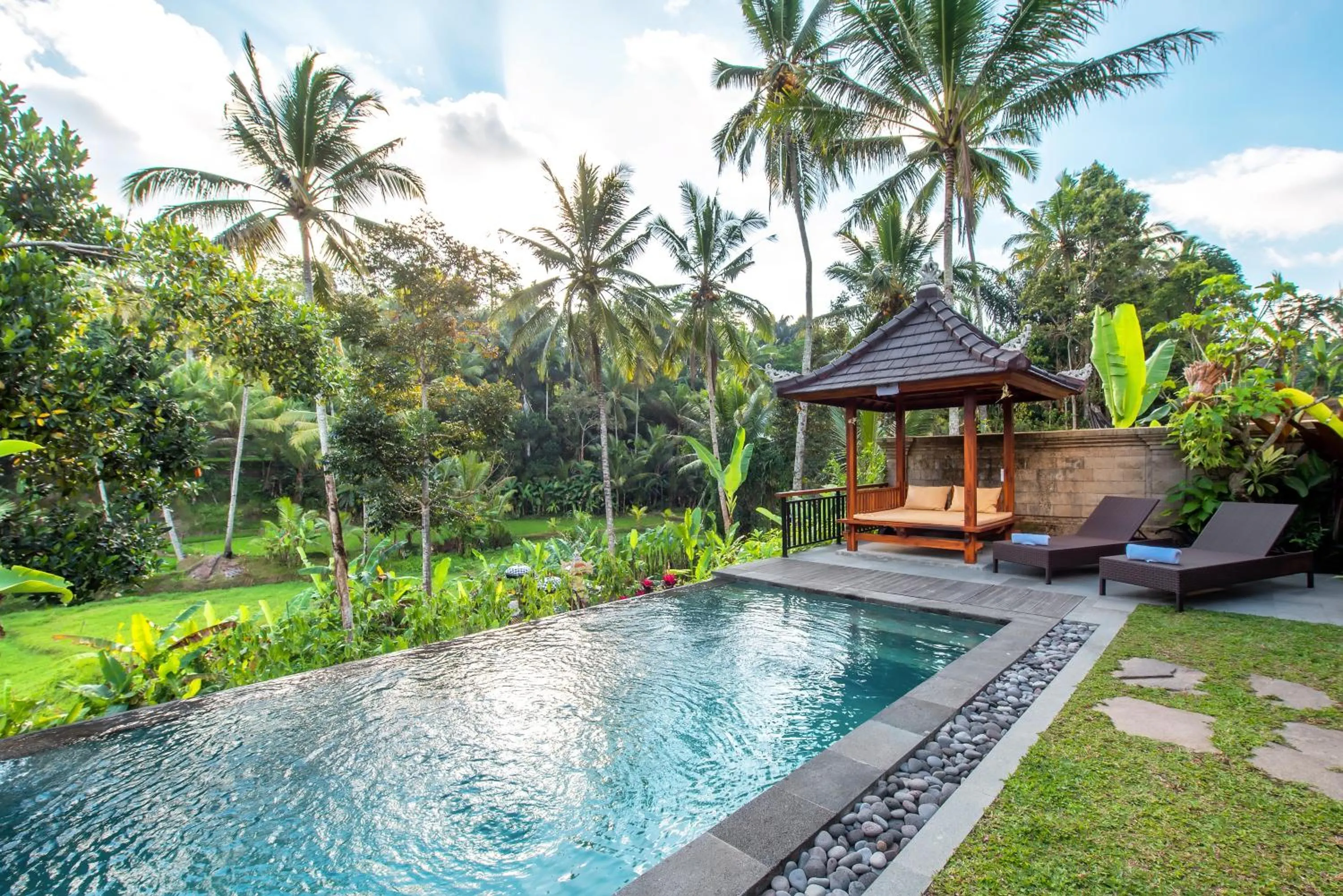 Swimming pool in GK Bali Resort