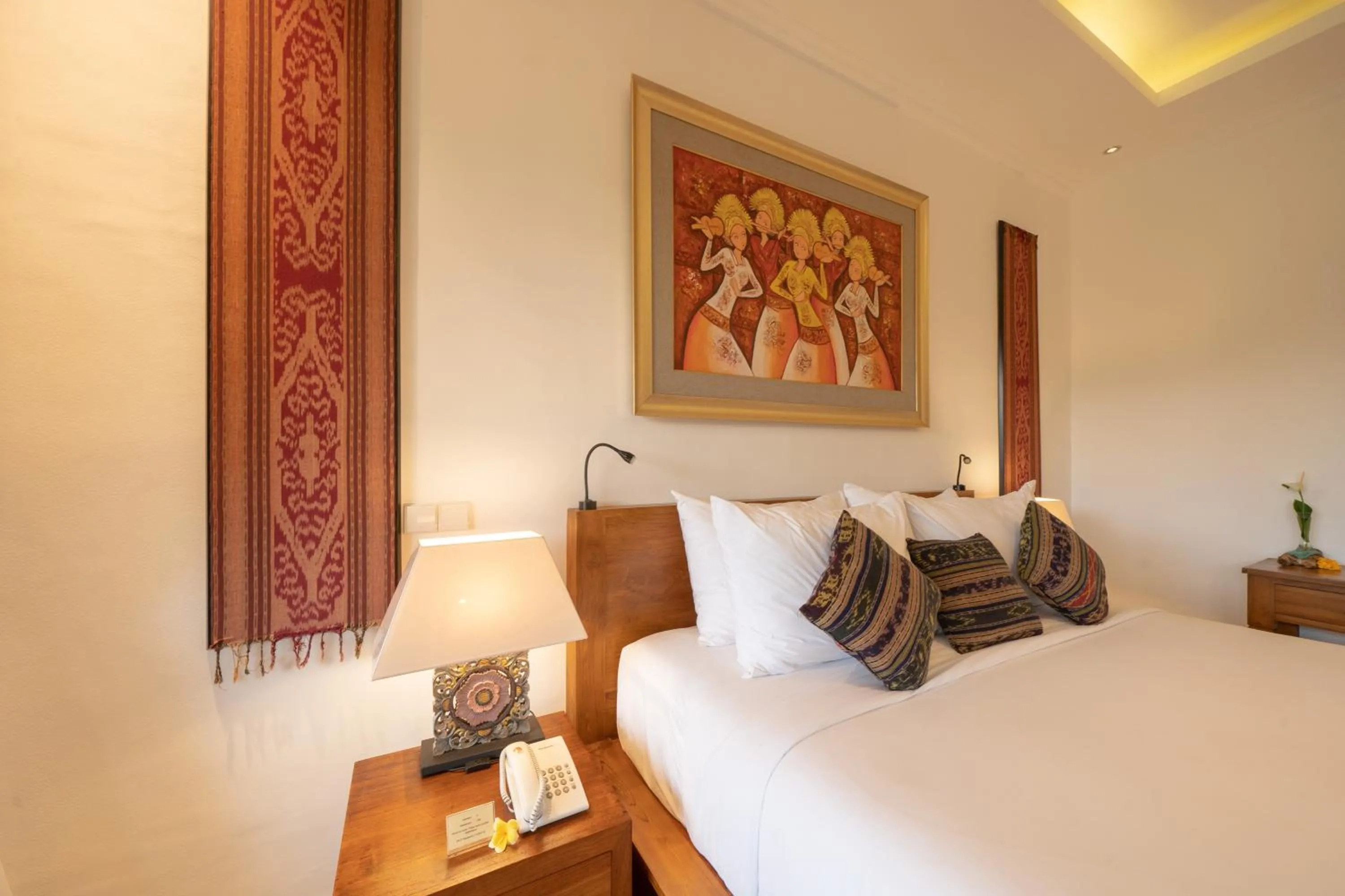 Bed in GK Bali Resort