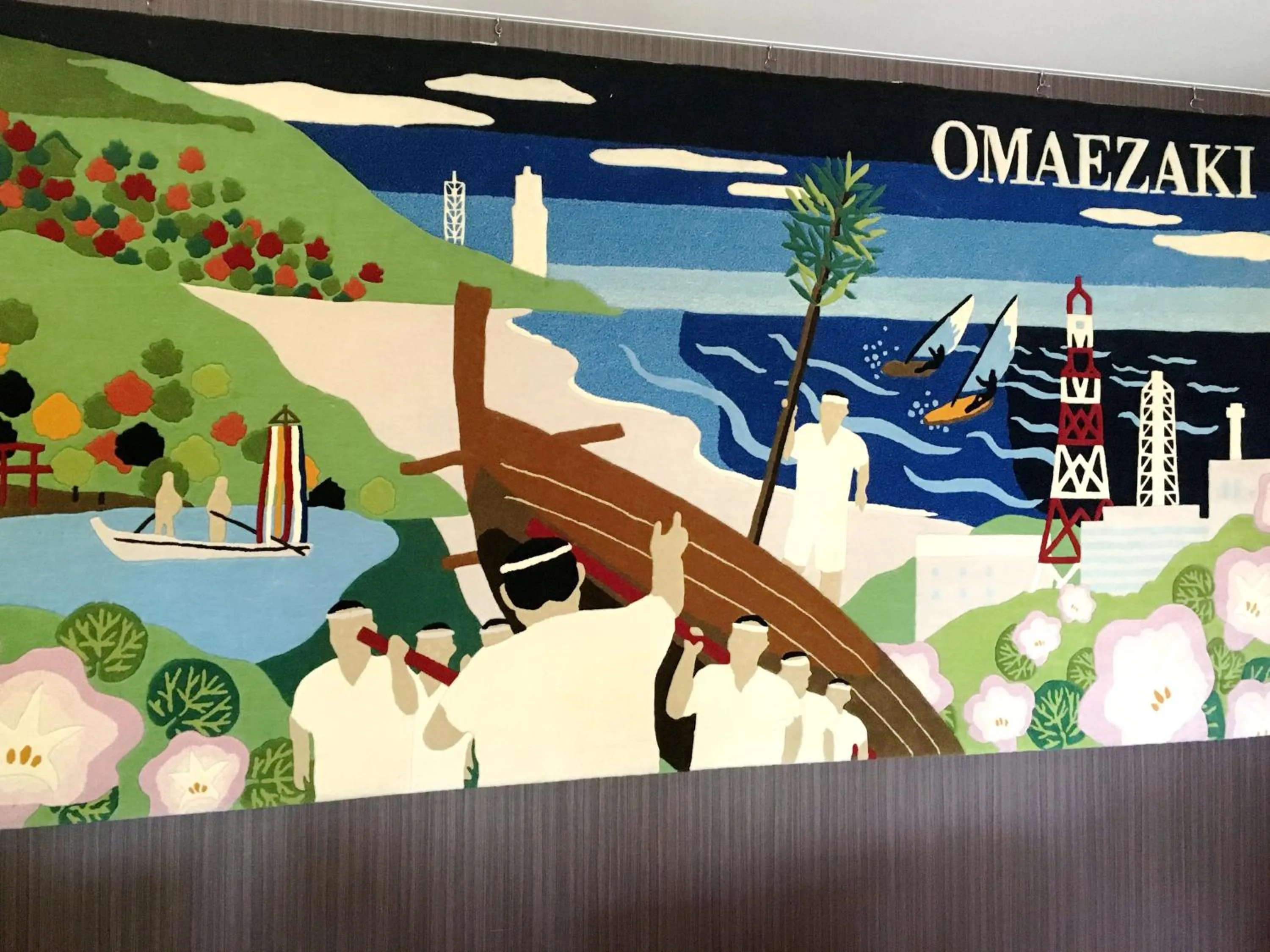 Decorative detail in Kuretake-INN Omaezaki