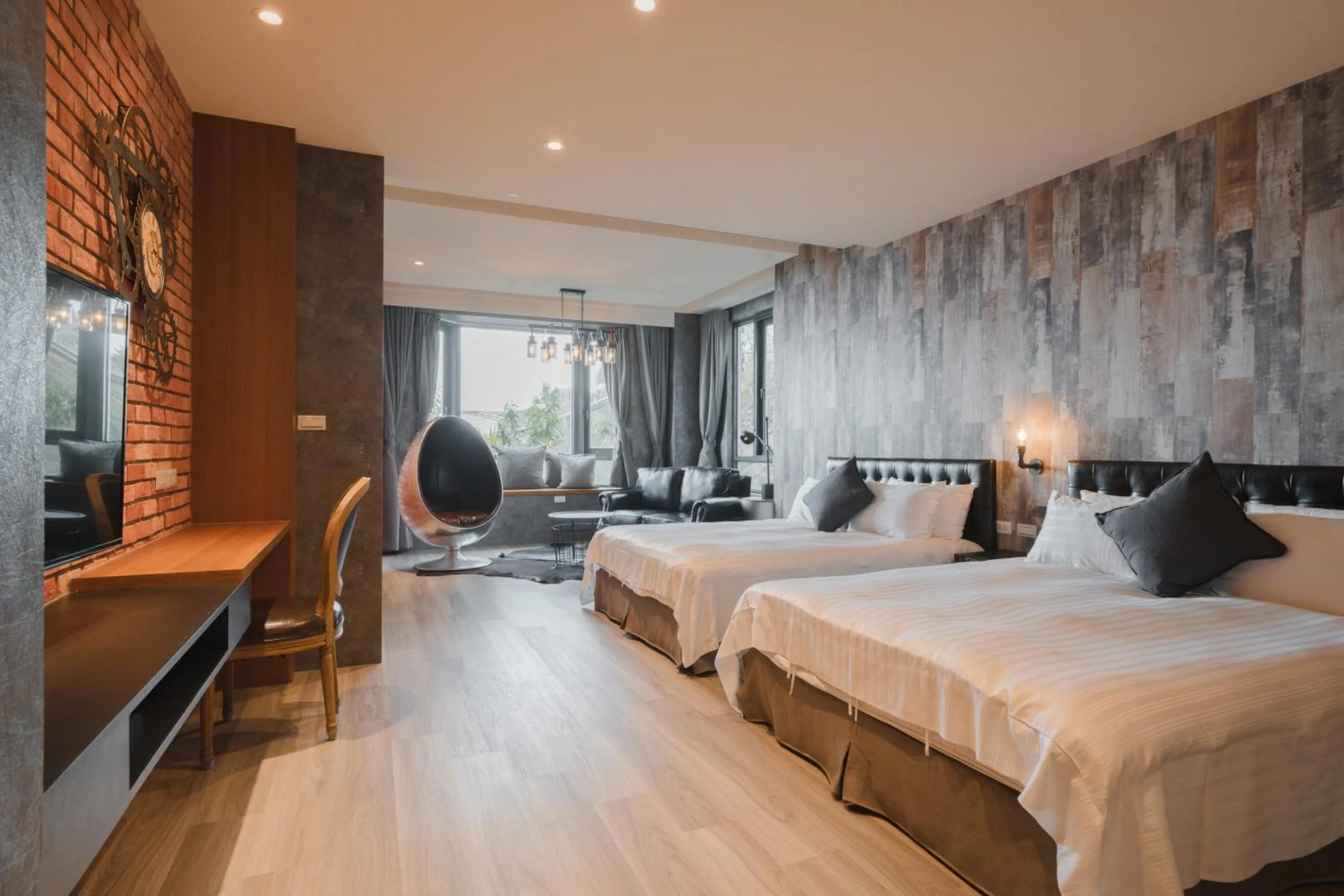 Bed in Cingjing Florence Resort Villa