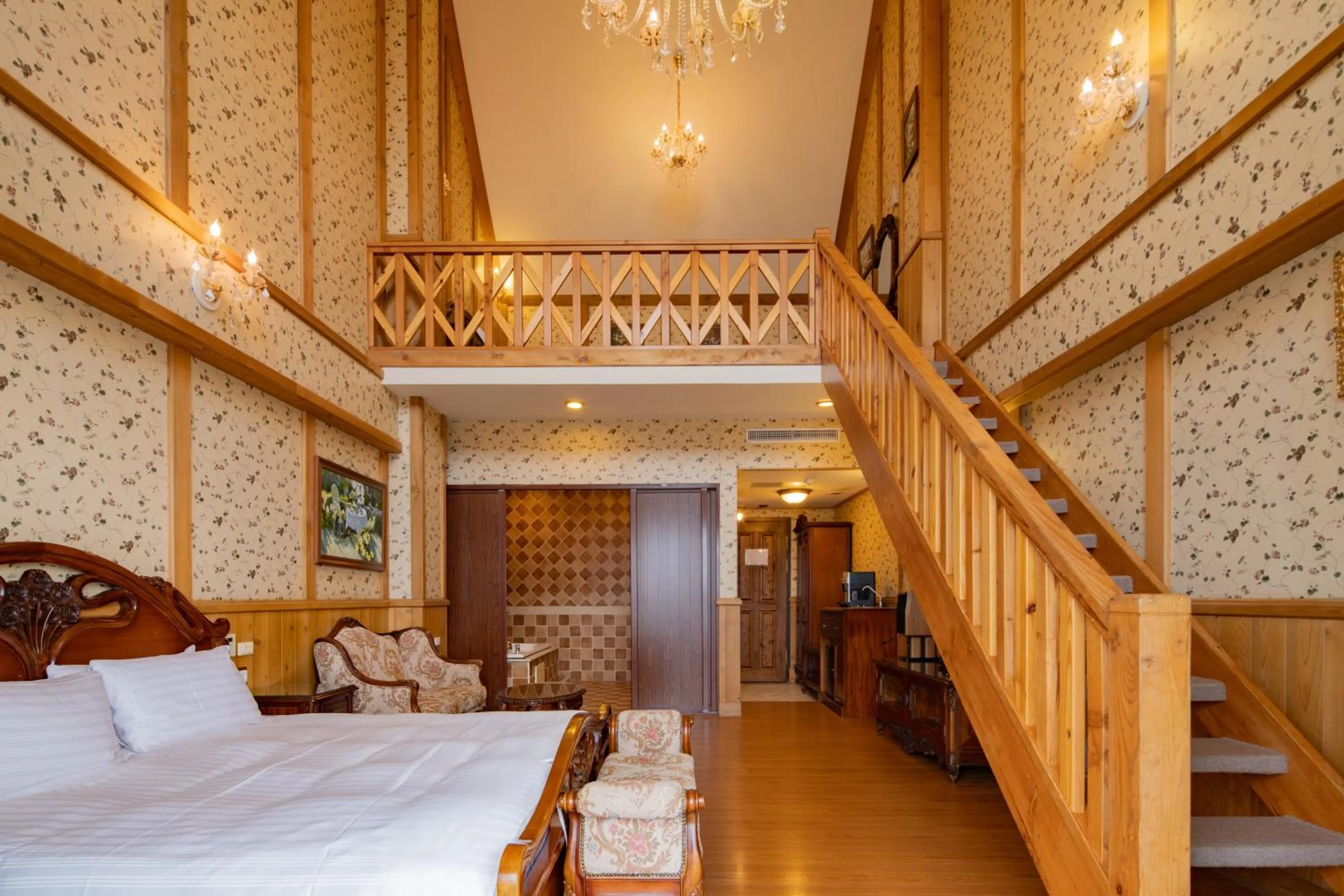 Photo of the whole room, Bed in Cingjing Florence Resort Villa