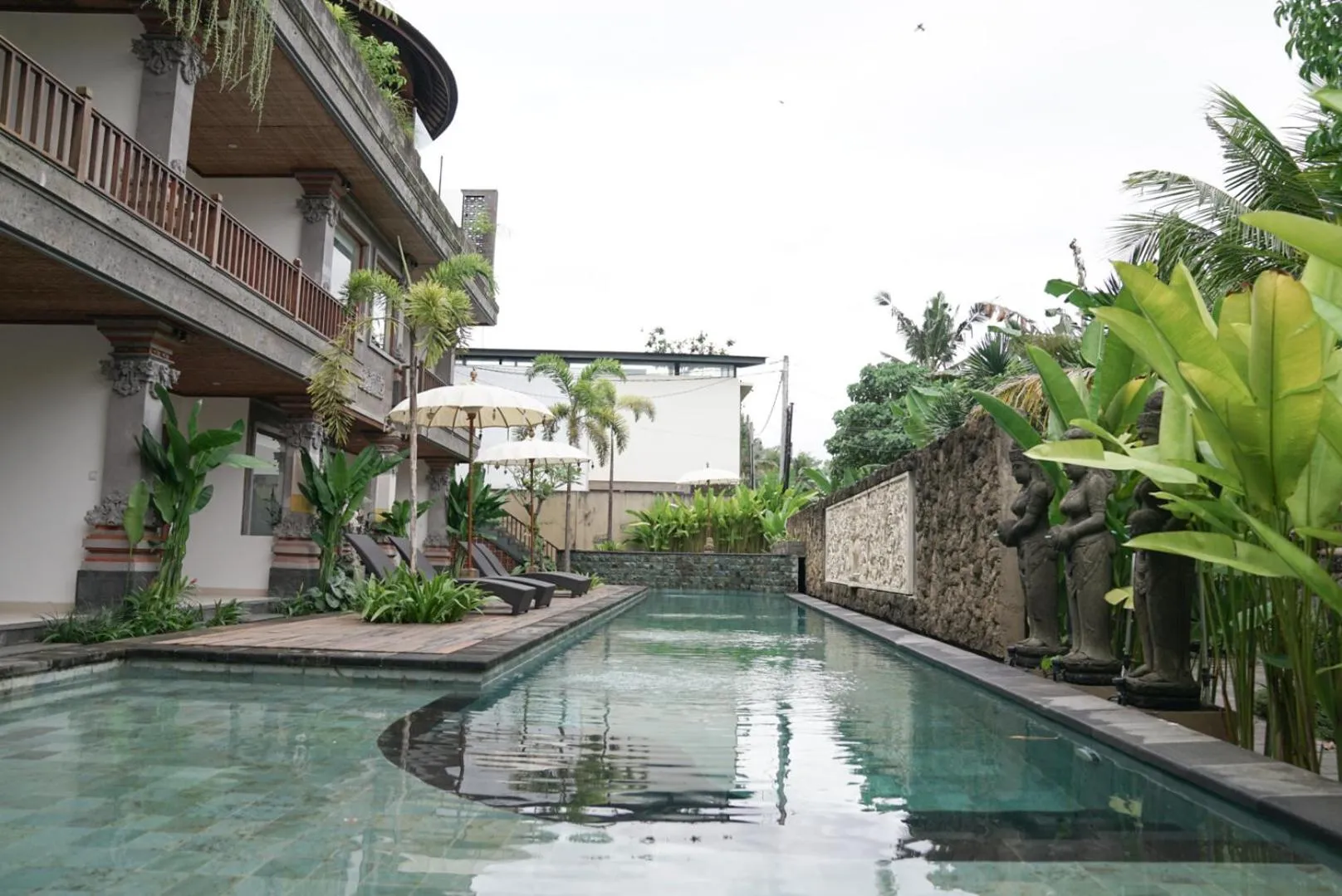 Swimming pool in Budhi Ayu Villas and Cottages Ubud by Mahaputra-CHSE Certified