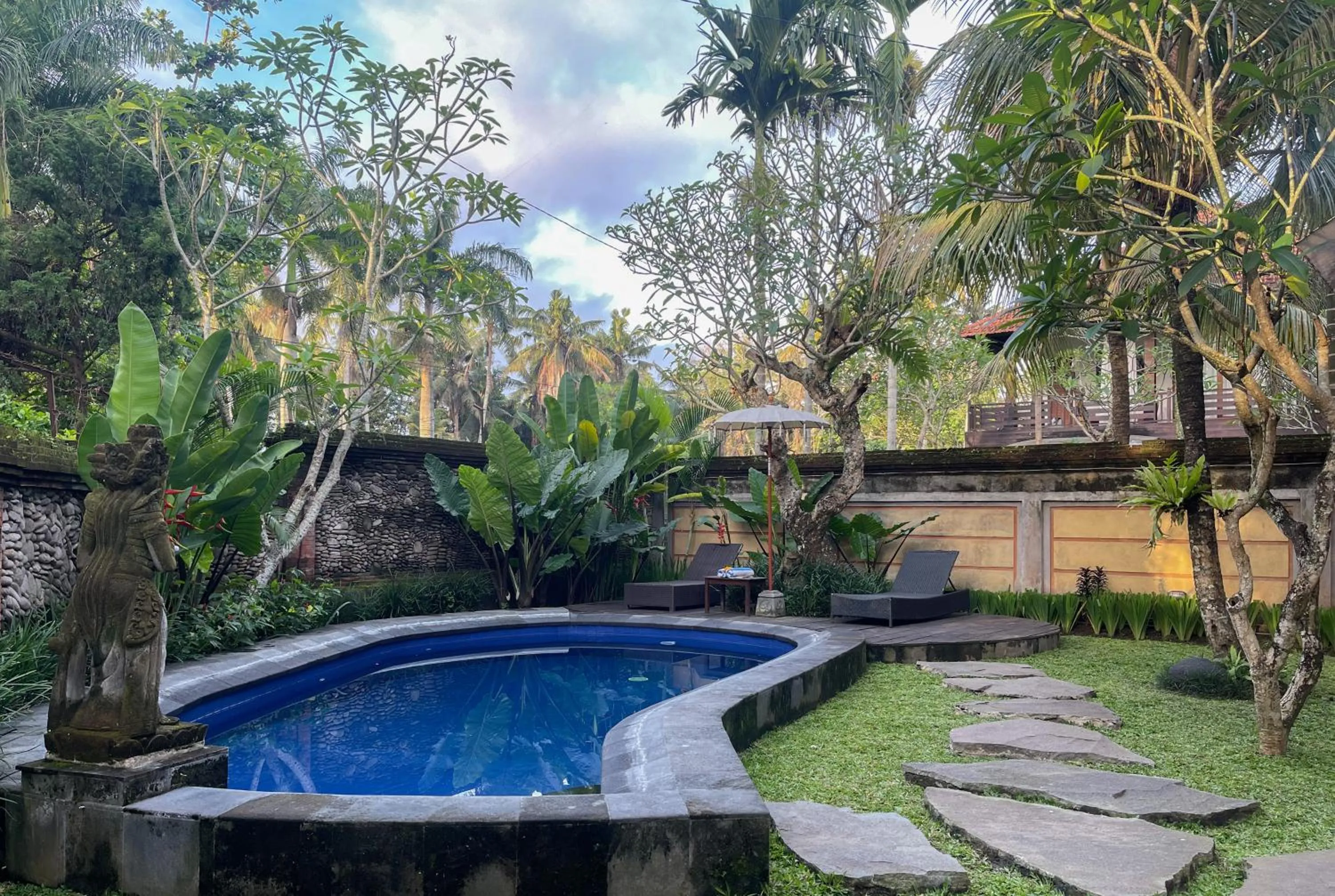 Swimming pool in Budhi Ayu Villas and Cottages Ubud by Mahaputra-CHSE Certified