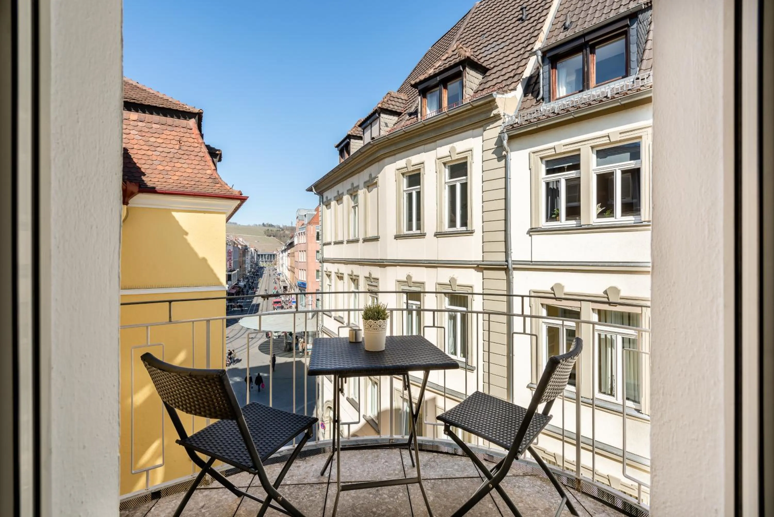 View (from property/room) in Hotel Würzburger Hof ****