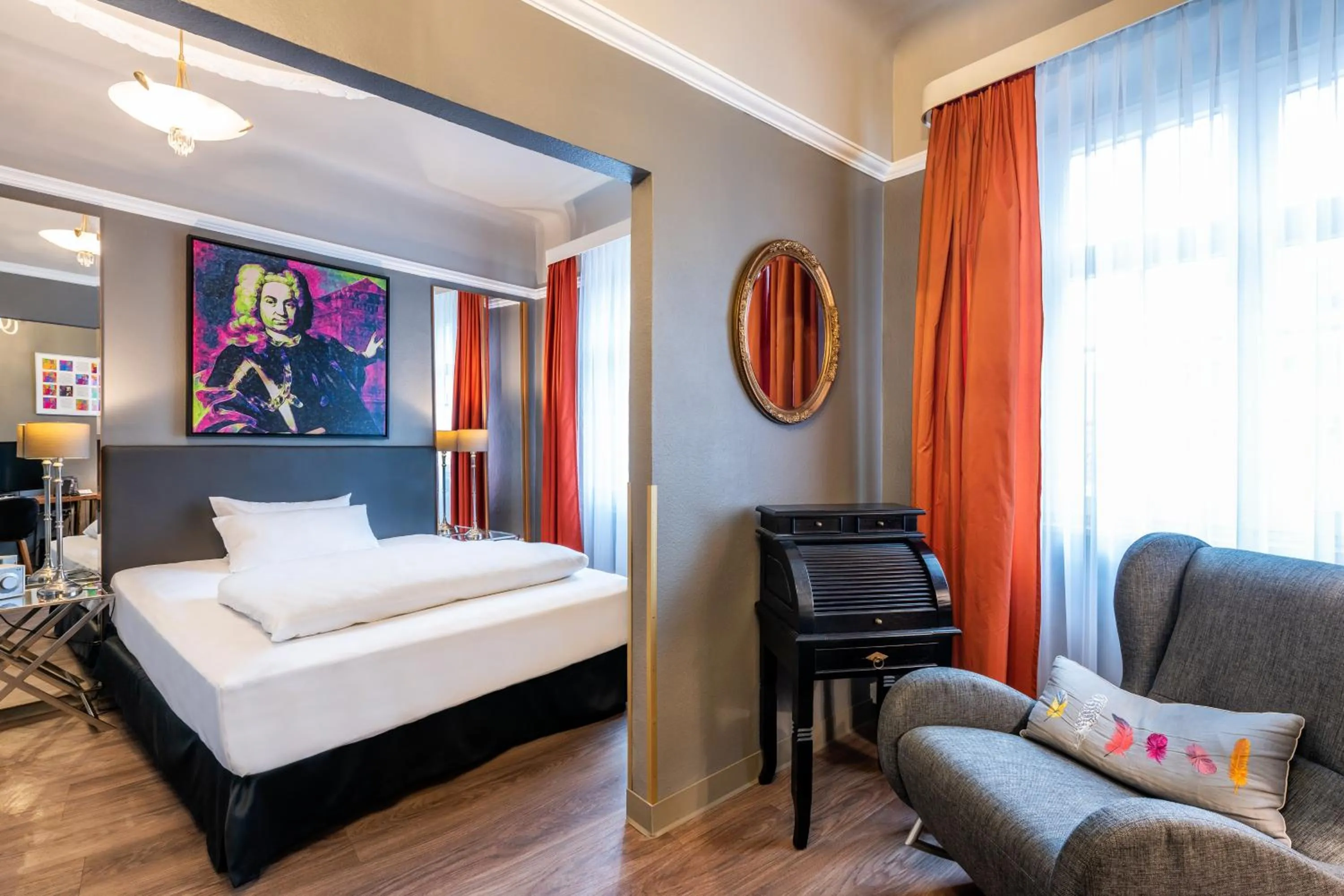 Bed in Hotel Würzburger Hof ****