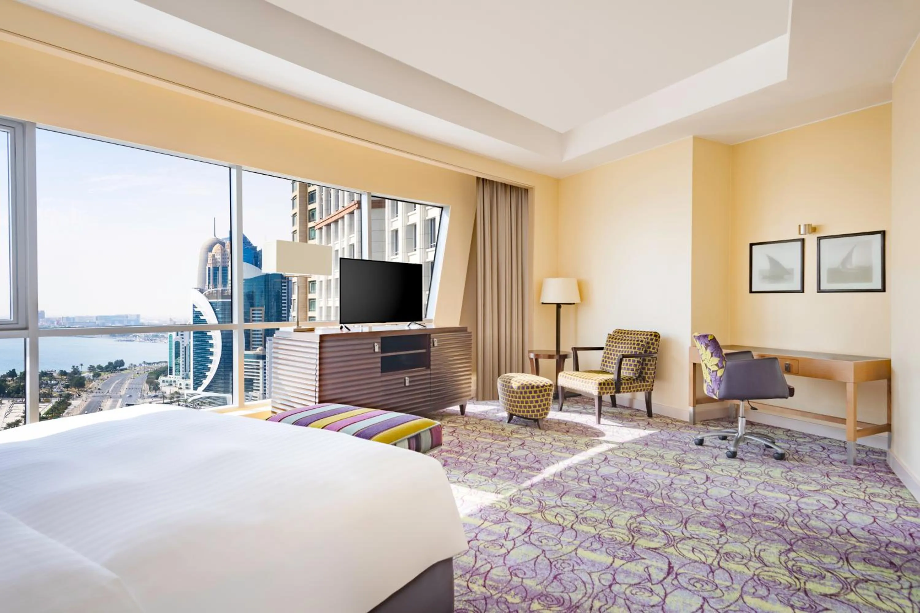 Toilet, Bed in Qabila Westbay Hotel