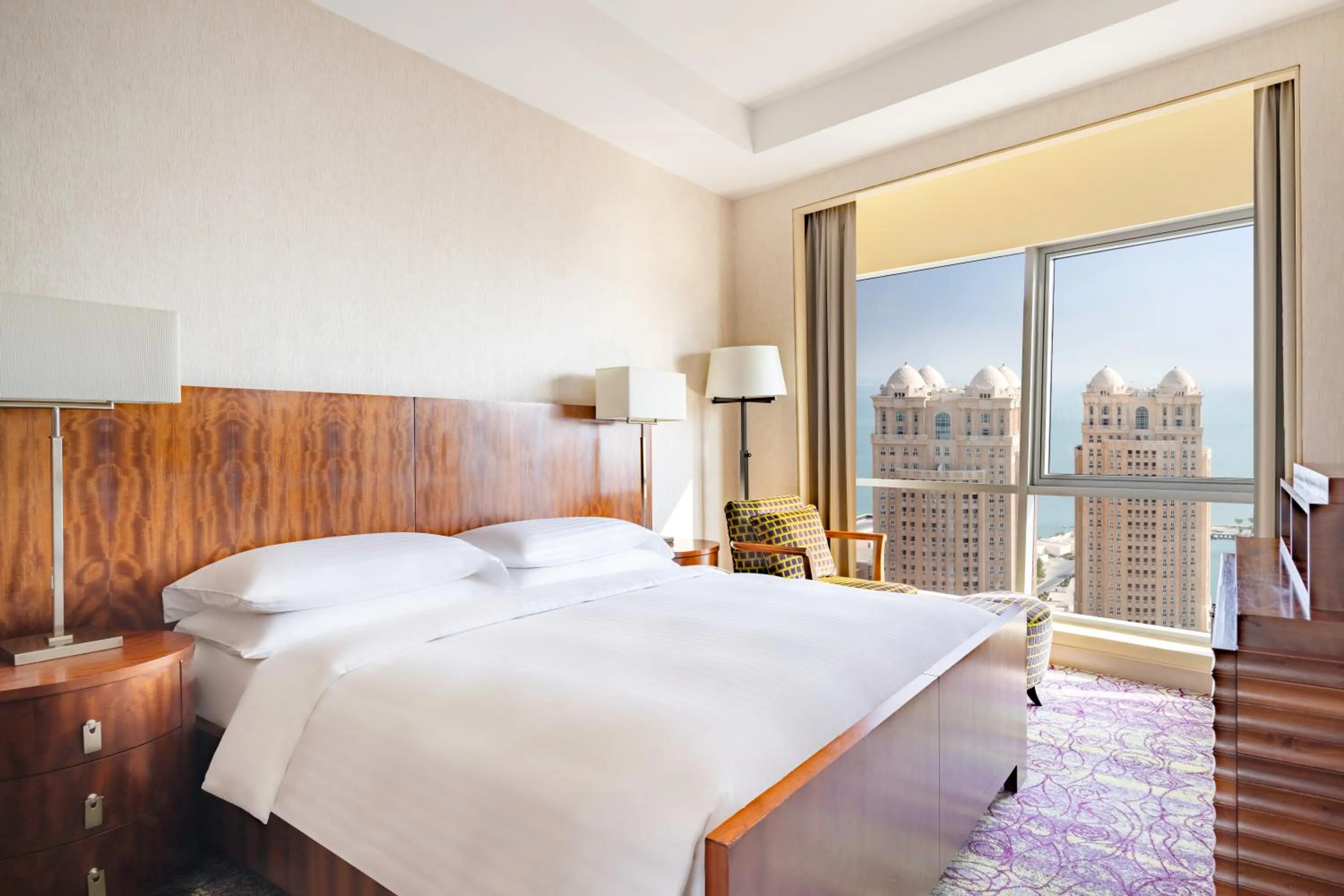 Bed in Qabila Westbay Hotel