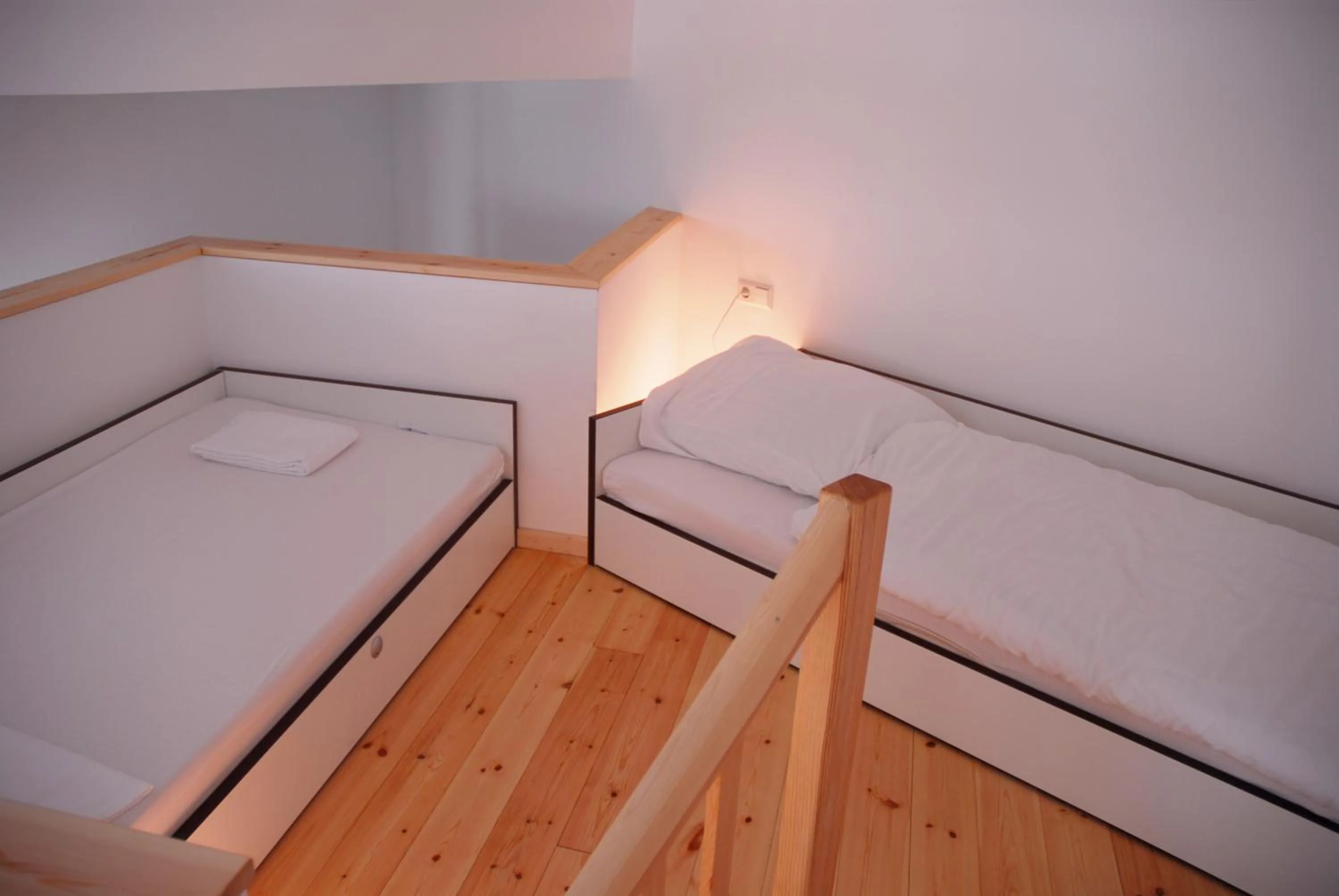 Bed in GLS Studio Hotel Berlin