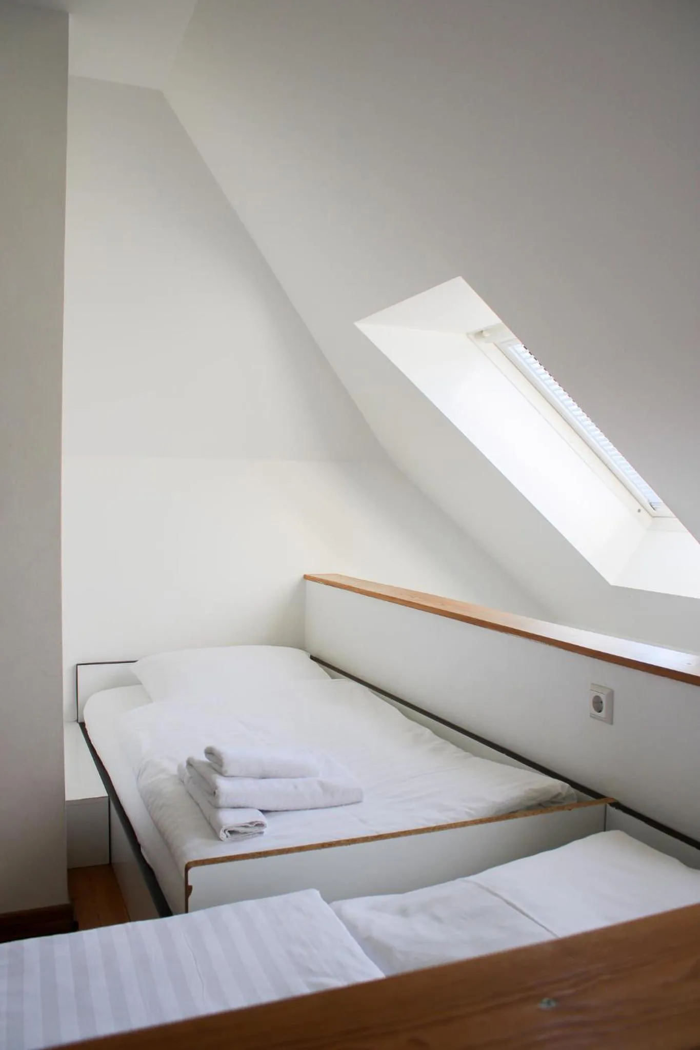 Bed in GLS Studio Hotel Berlin