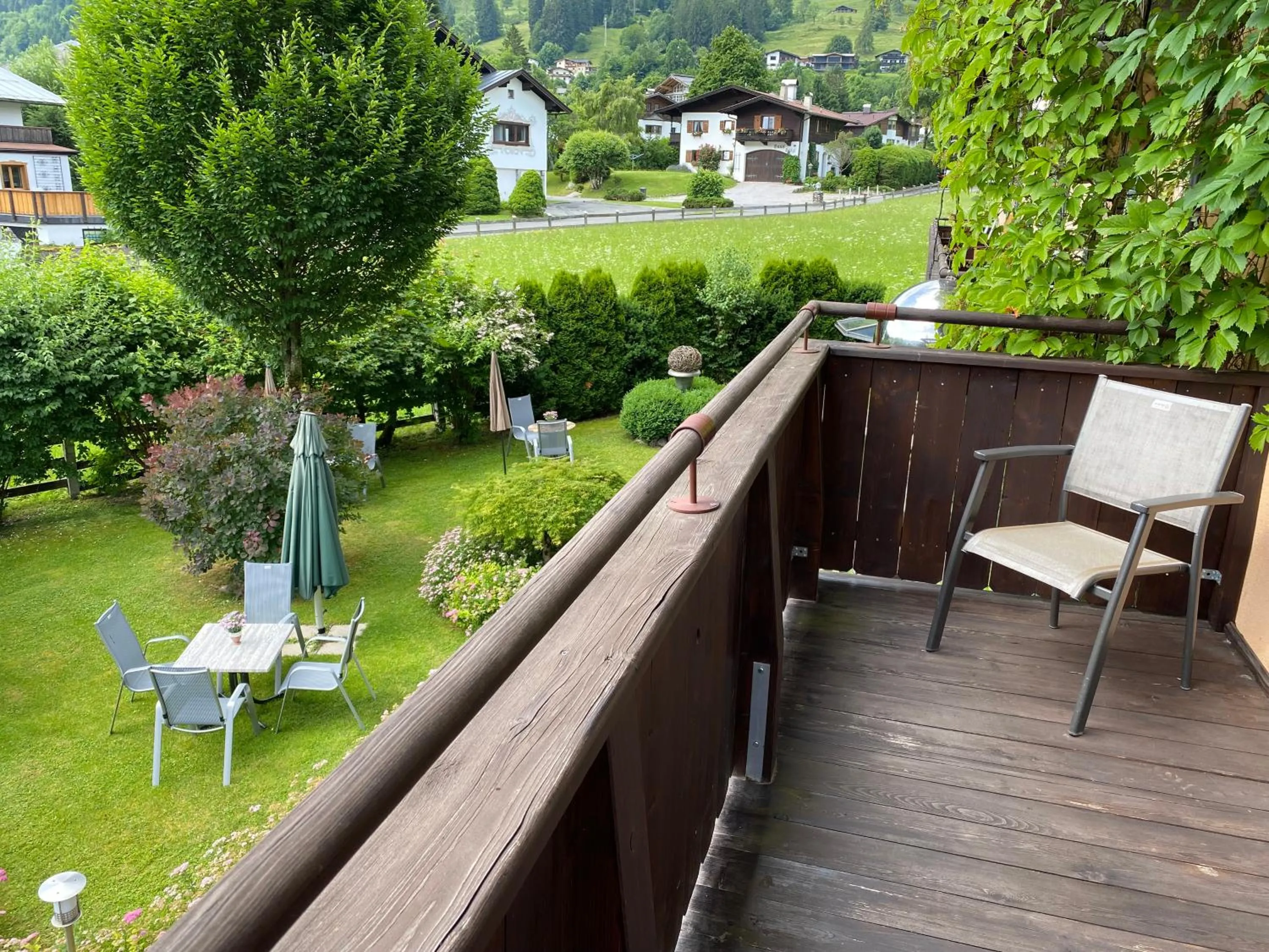 Balcony/Terrace in Hotel Edelweiss Kitzbühel