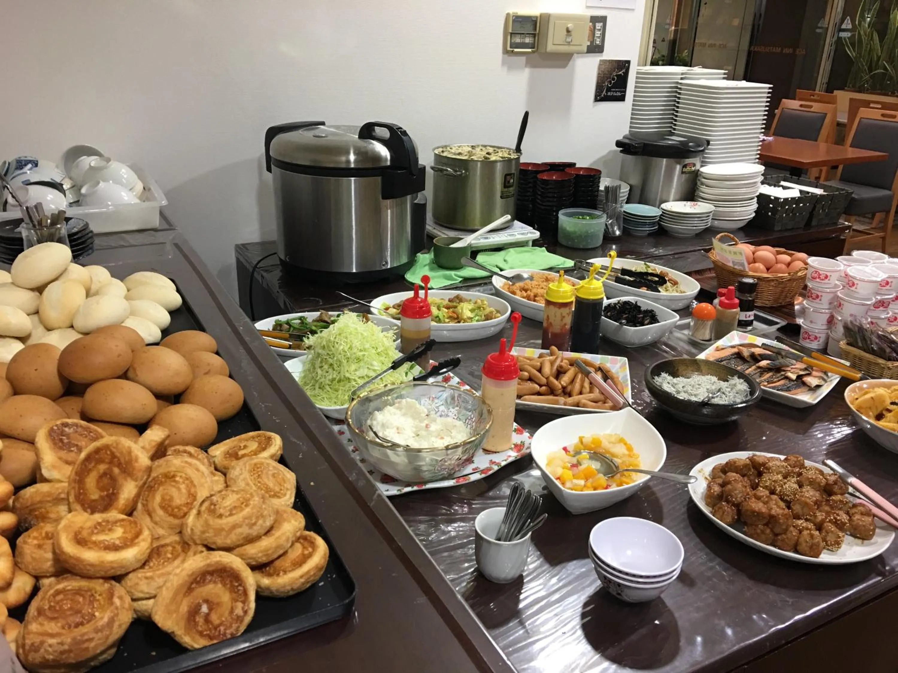 Buffet breakfast in Ace Inn Matsusaka