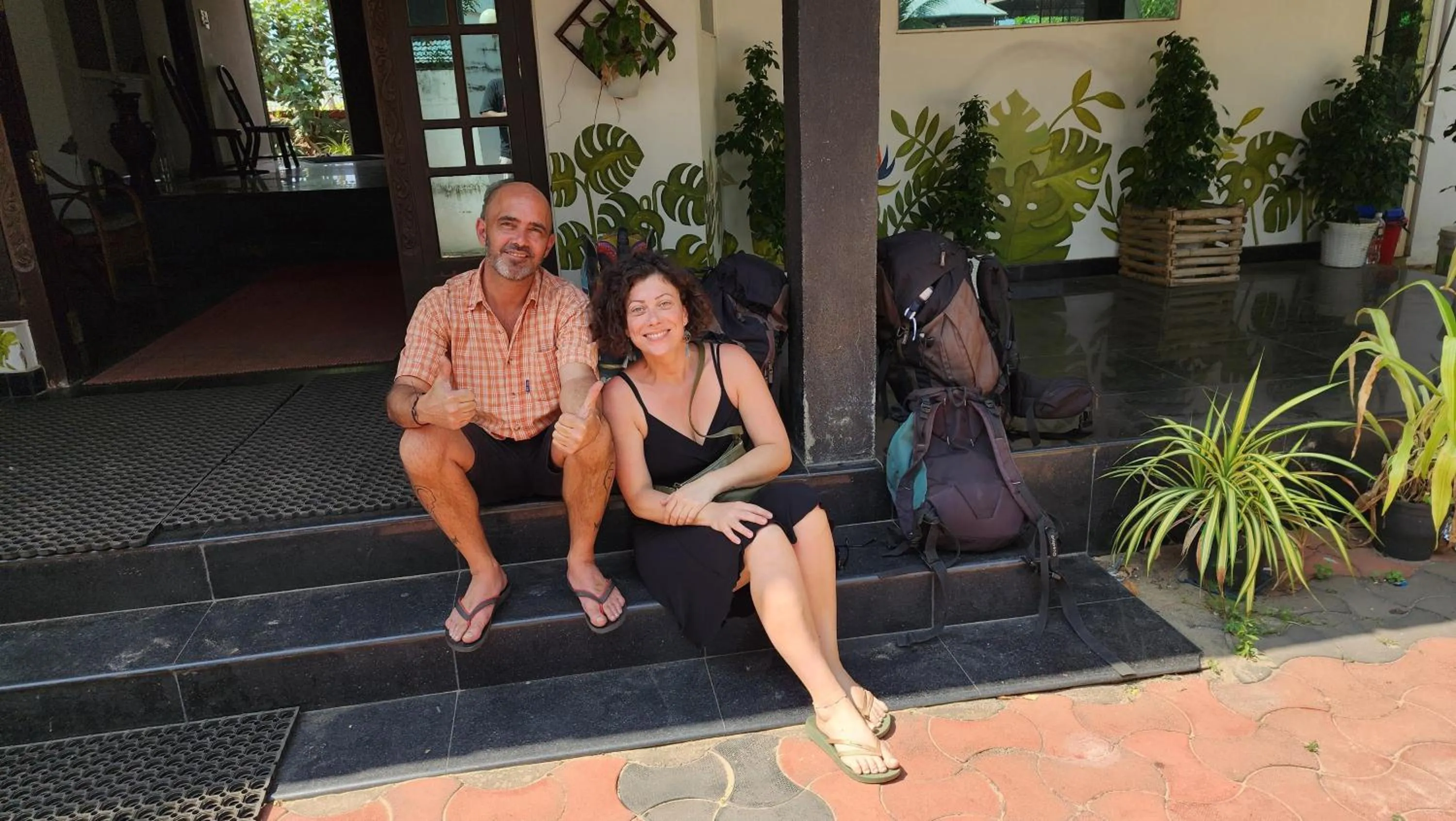 group of guests in Palm Beach Resort, Alleppey