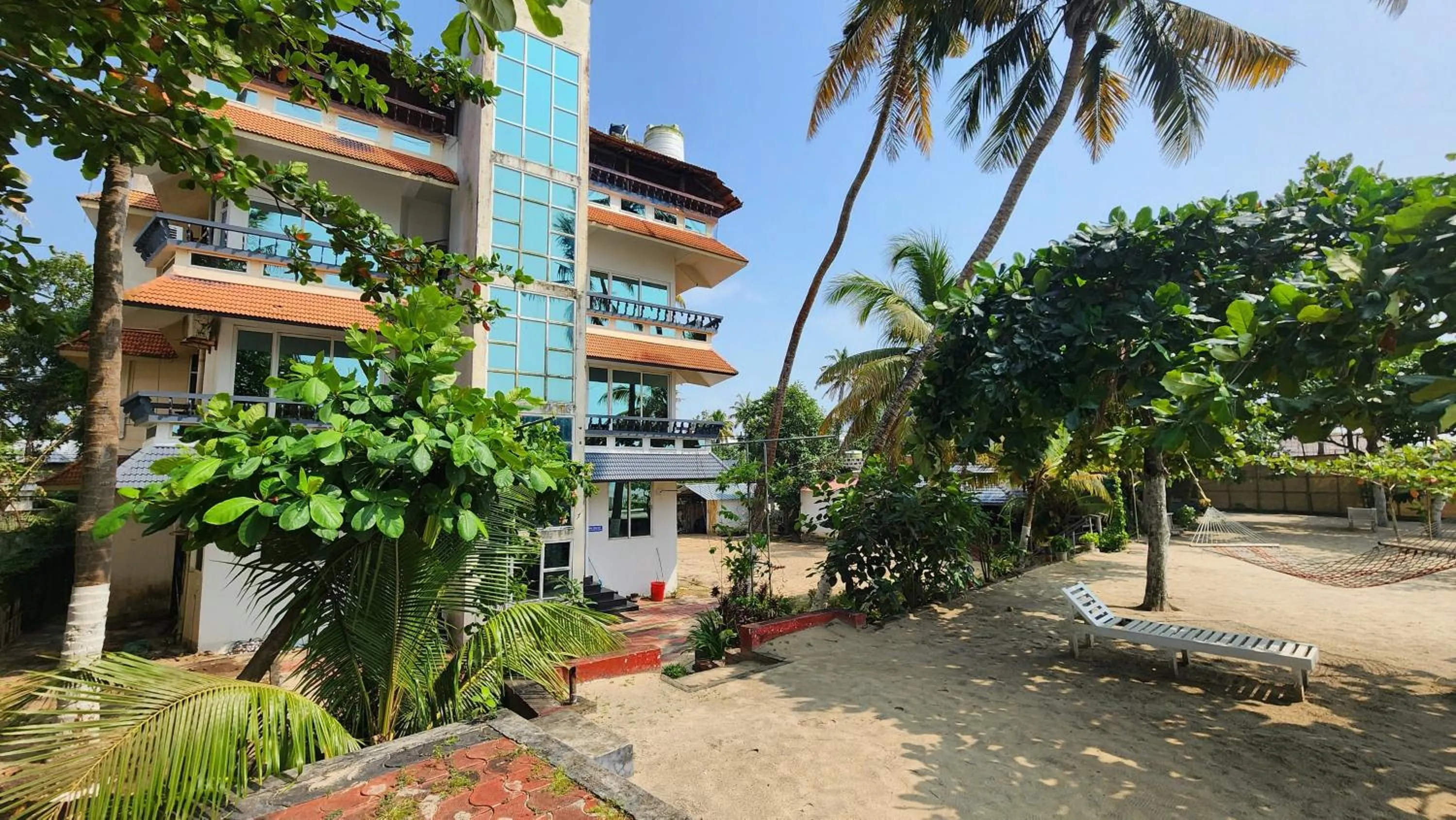 Property building in Palm Beach Resort, Alleppey