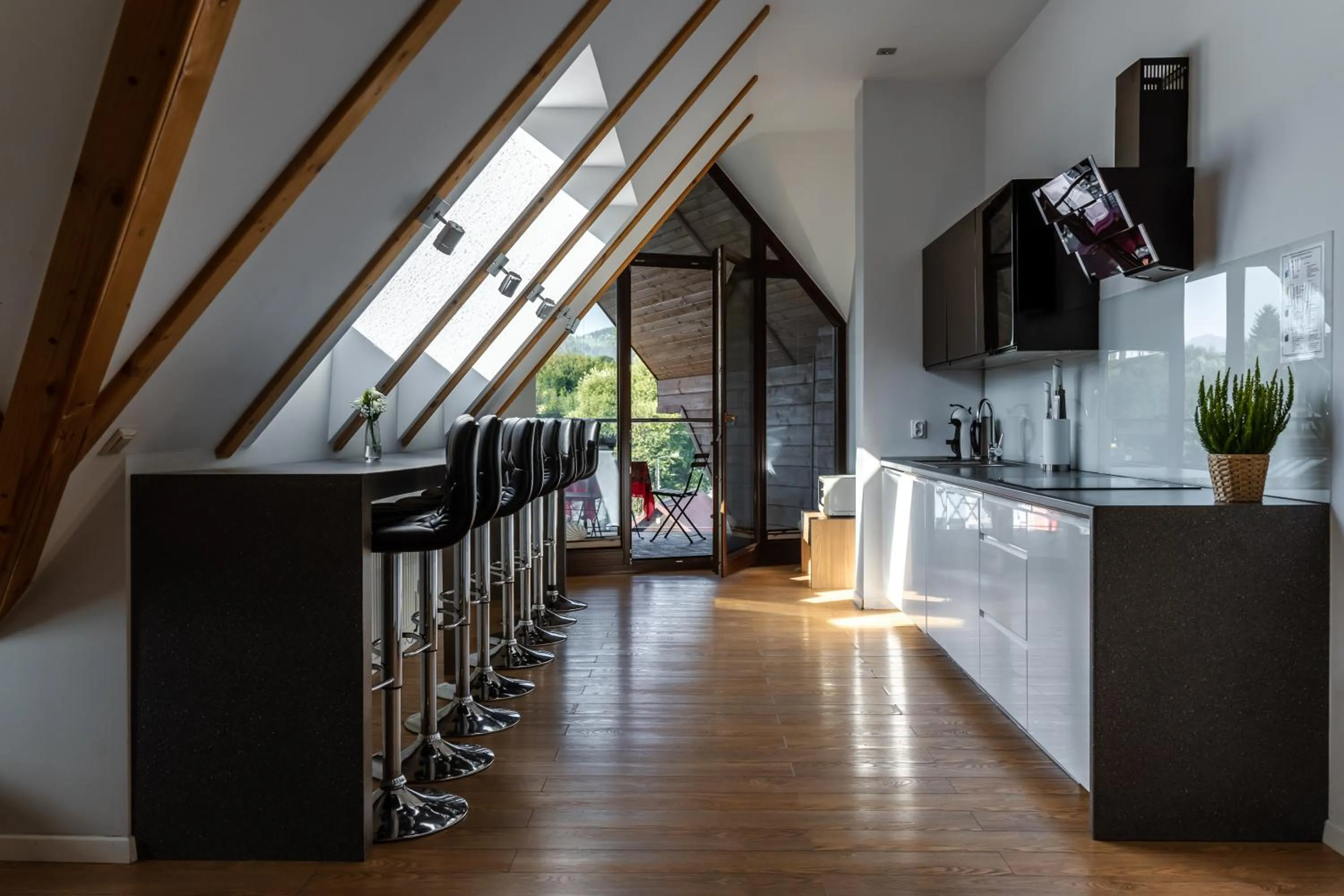 kitchen in Harenda Residence - Destigo Hotels