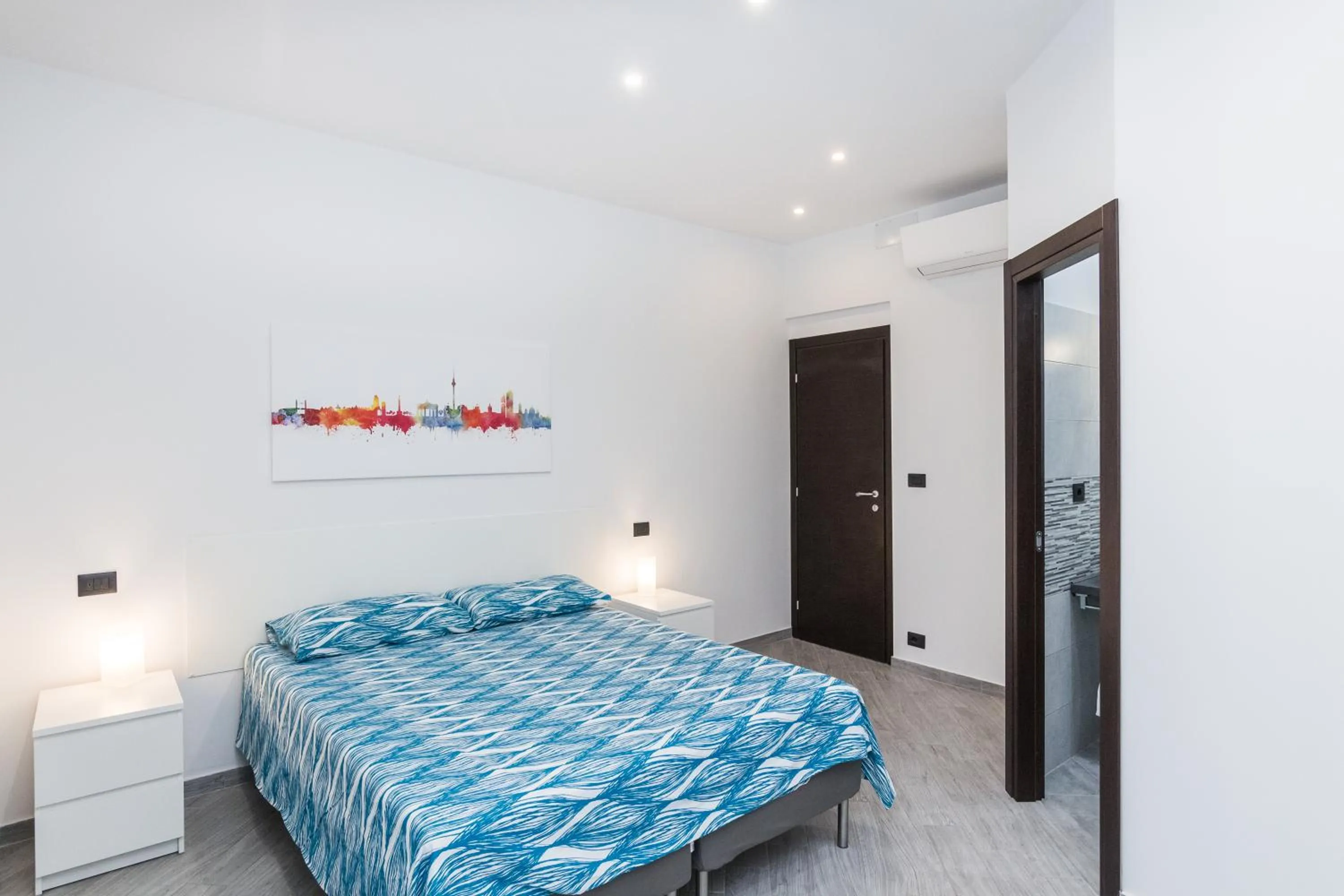 Bed in Il mondo in una stanza